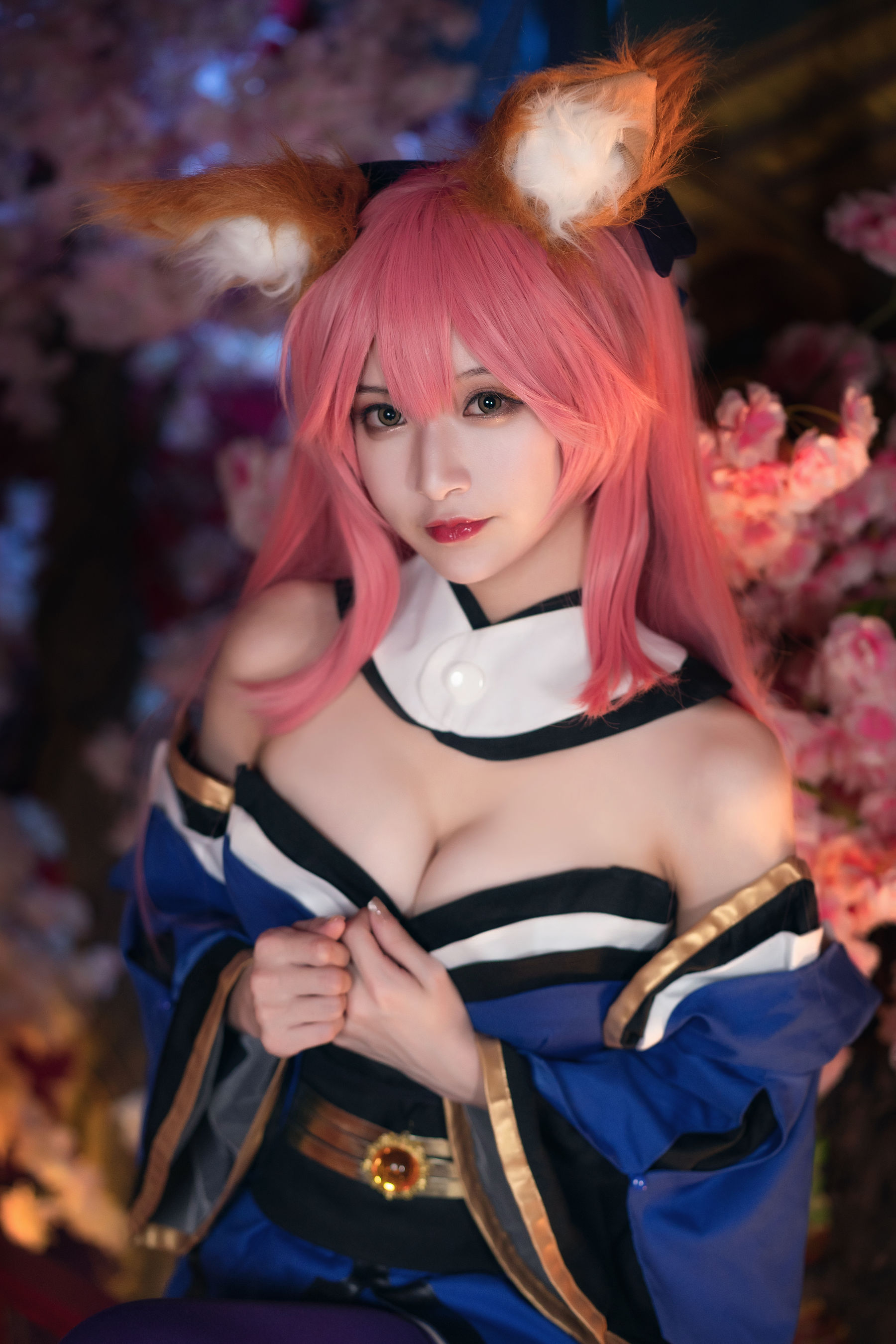 [Cosplay写真] 动漫博主铁板烧鬼舞w - 玉藻前 原皮