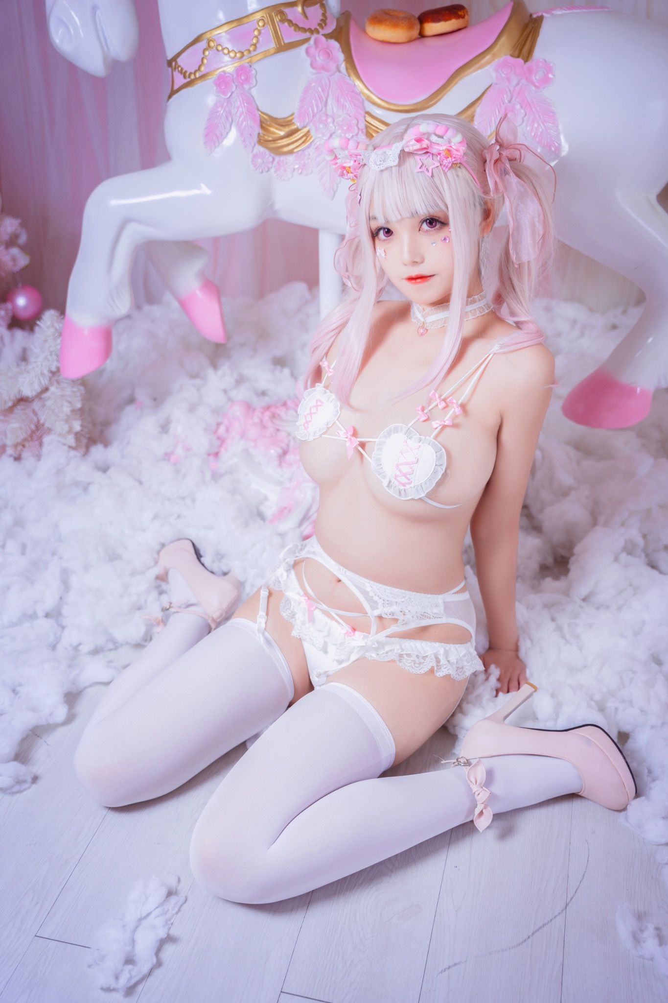 [Cosplay写真] 萌系小姐姐蜜汁猫裘 - 糖果假期