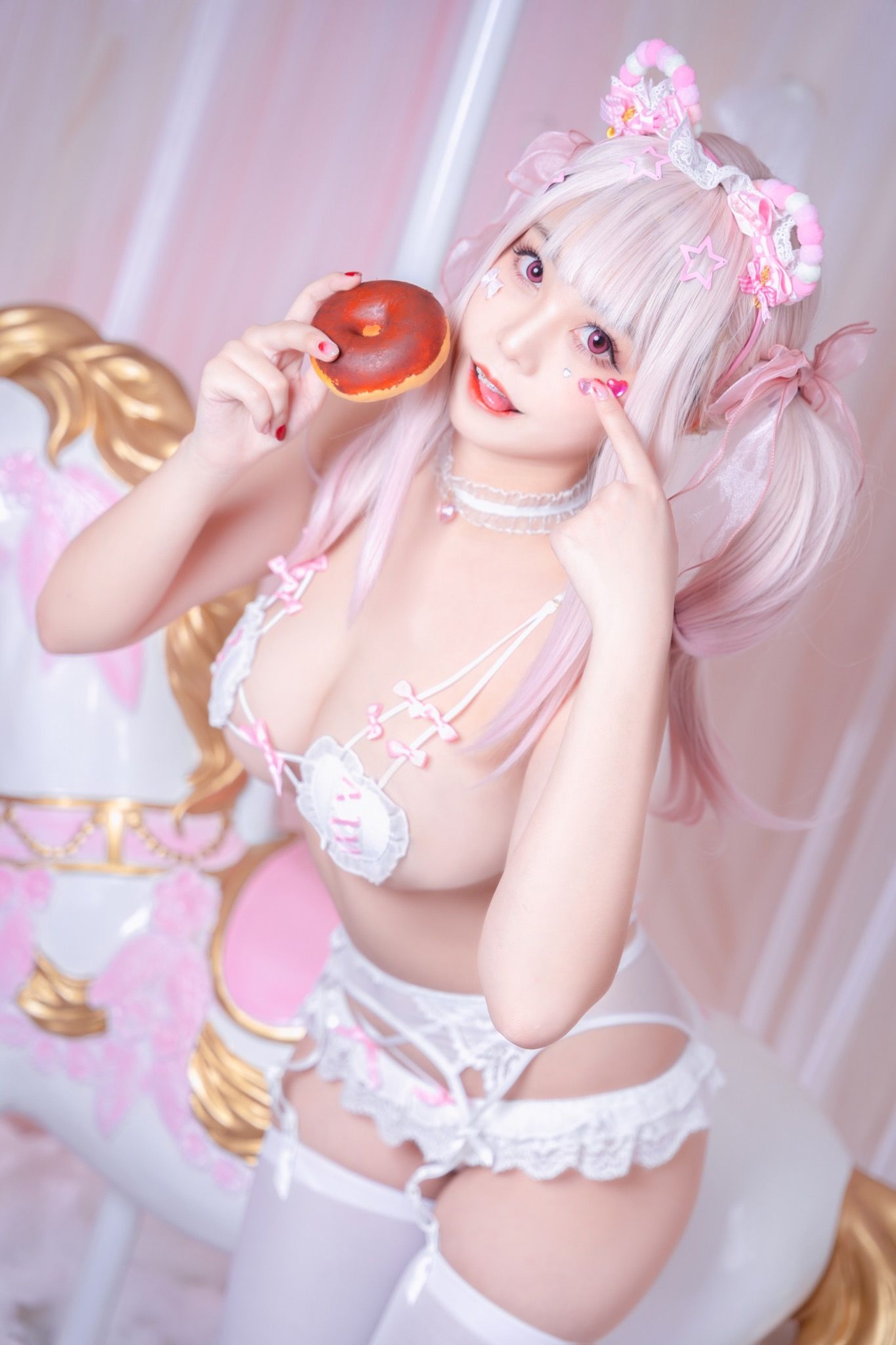 [Cosplay写真] 萌系小姐姐蜜汁猫裘 - 糖果假期