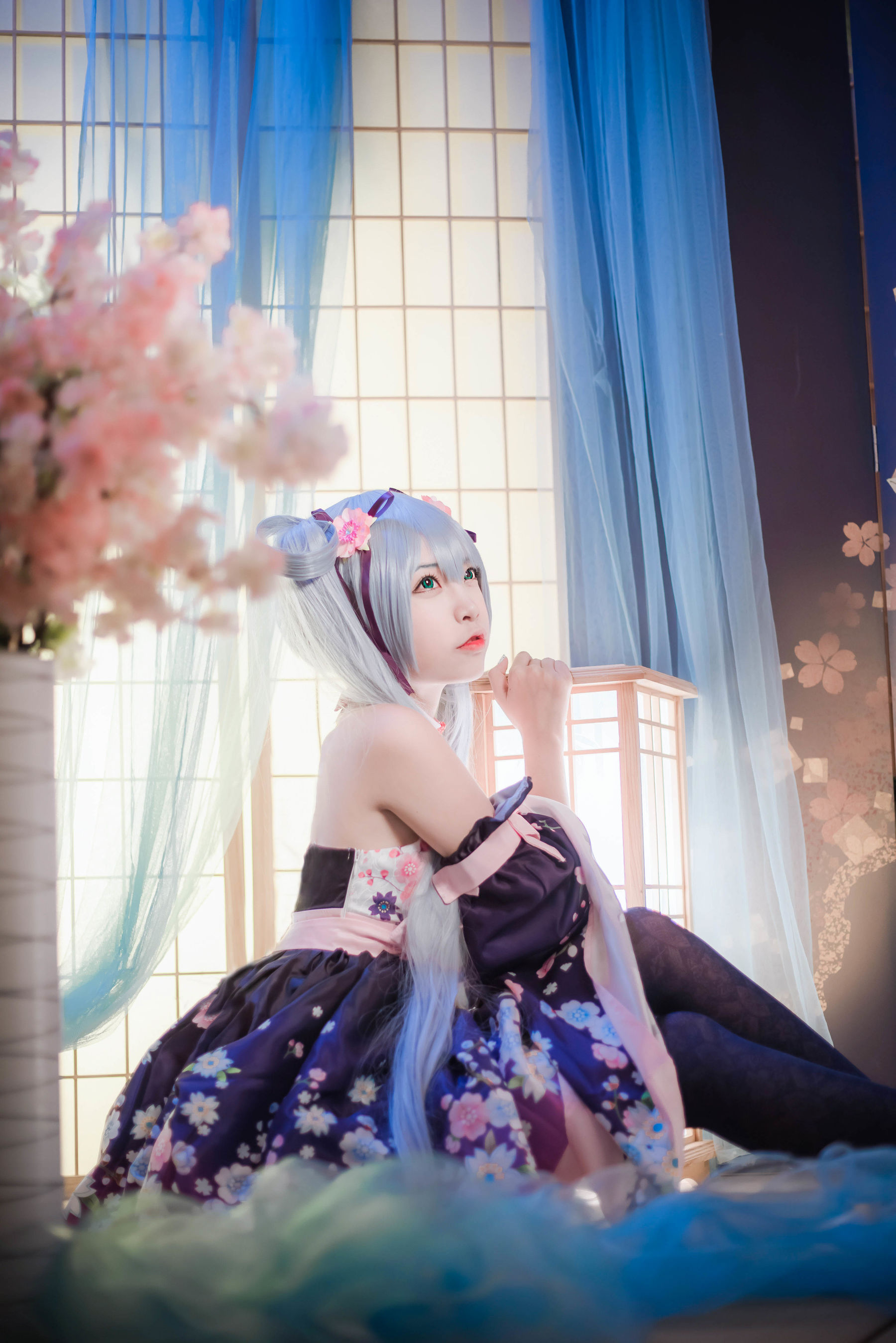 [Cosplay写真] 人气Coser二佐Nisa - 双马尾