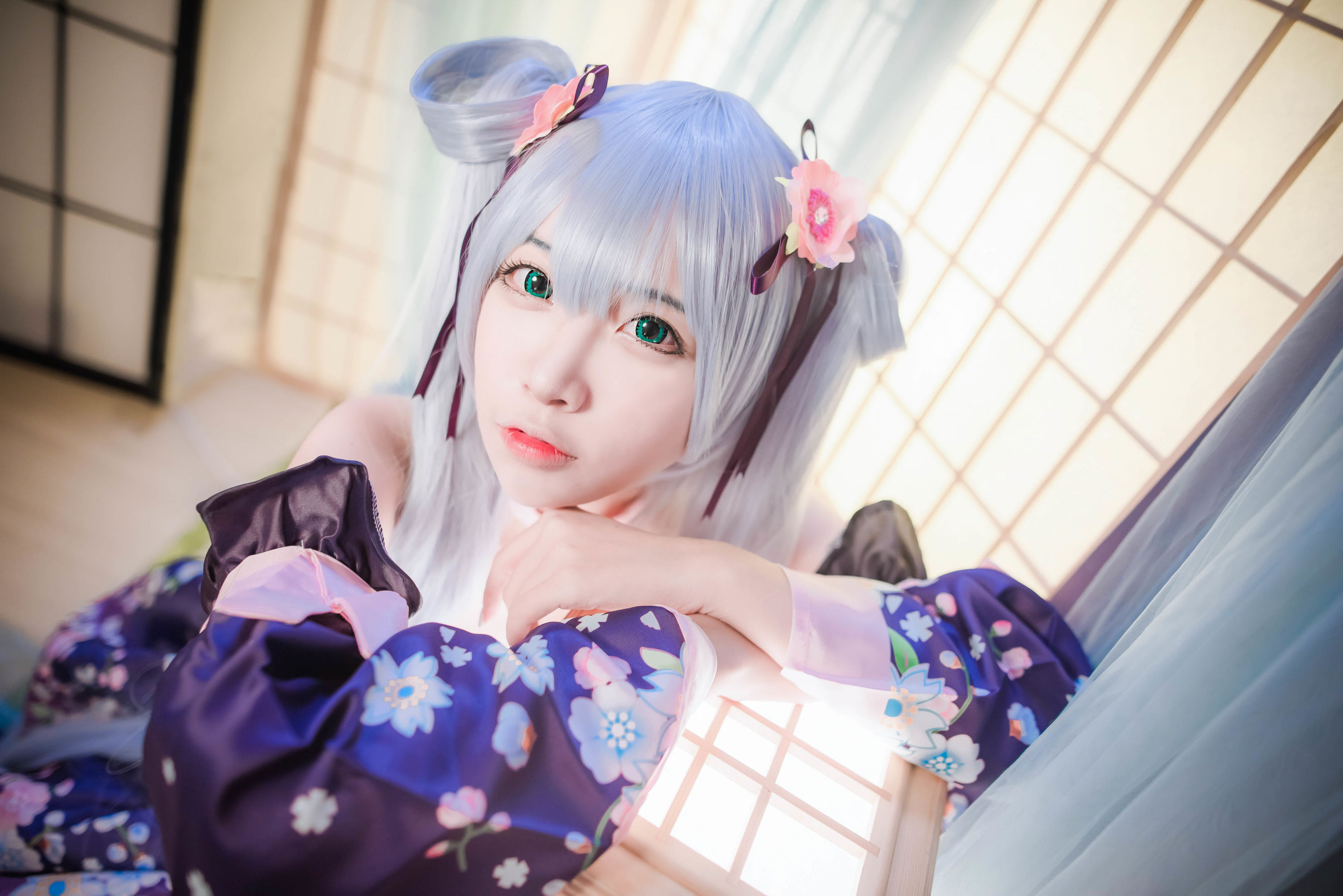[Cosplay写真] 人气Coser二佐Nisa - 双马尾