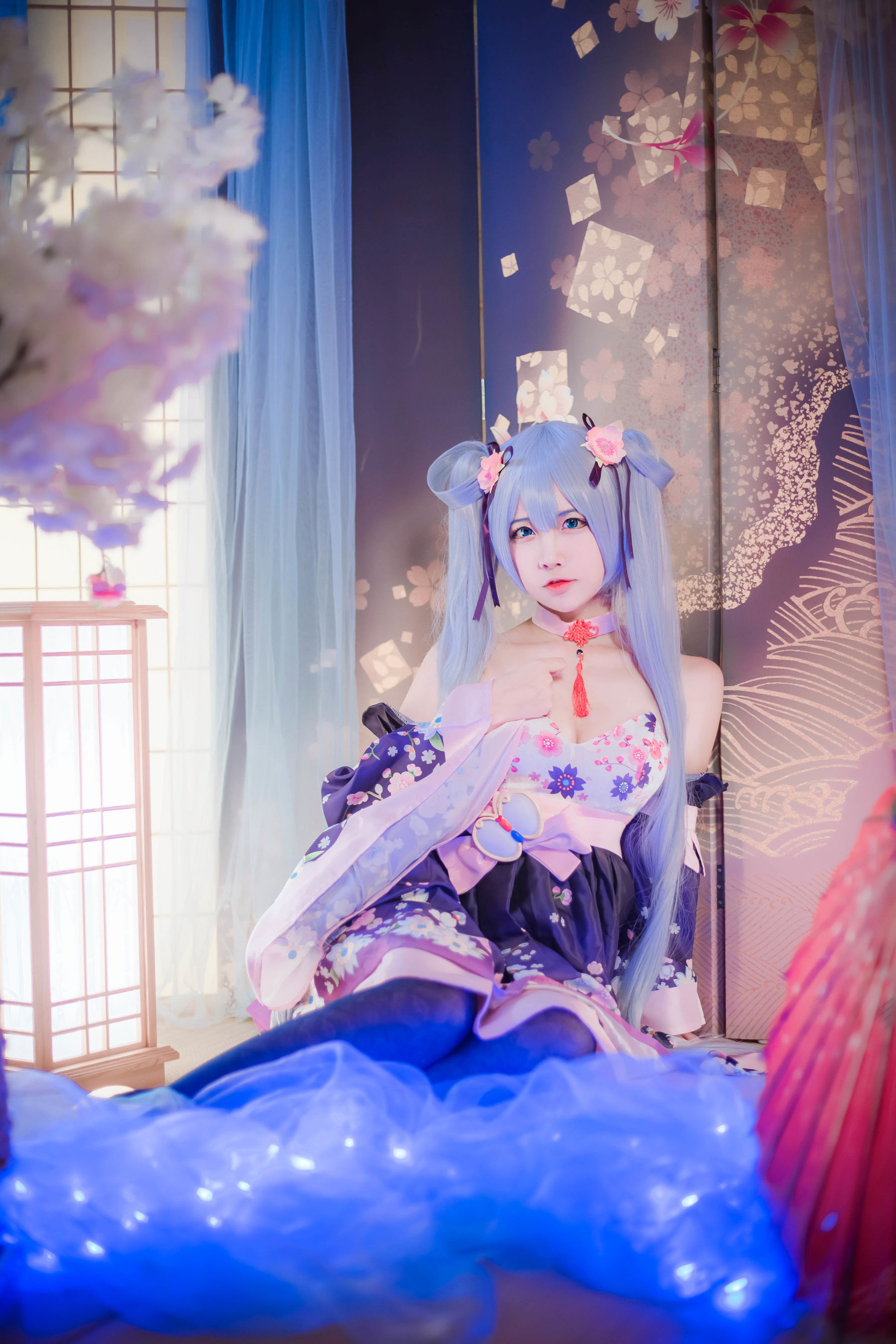 [Cosplay写真] 人气Coser二佐Nisa - 双马尾