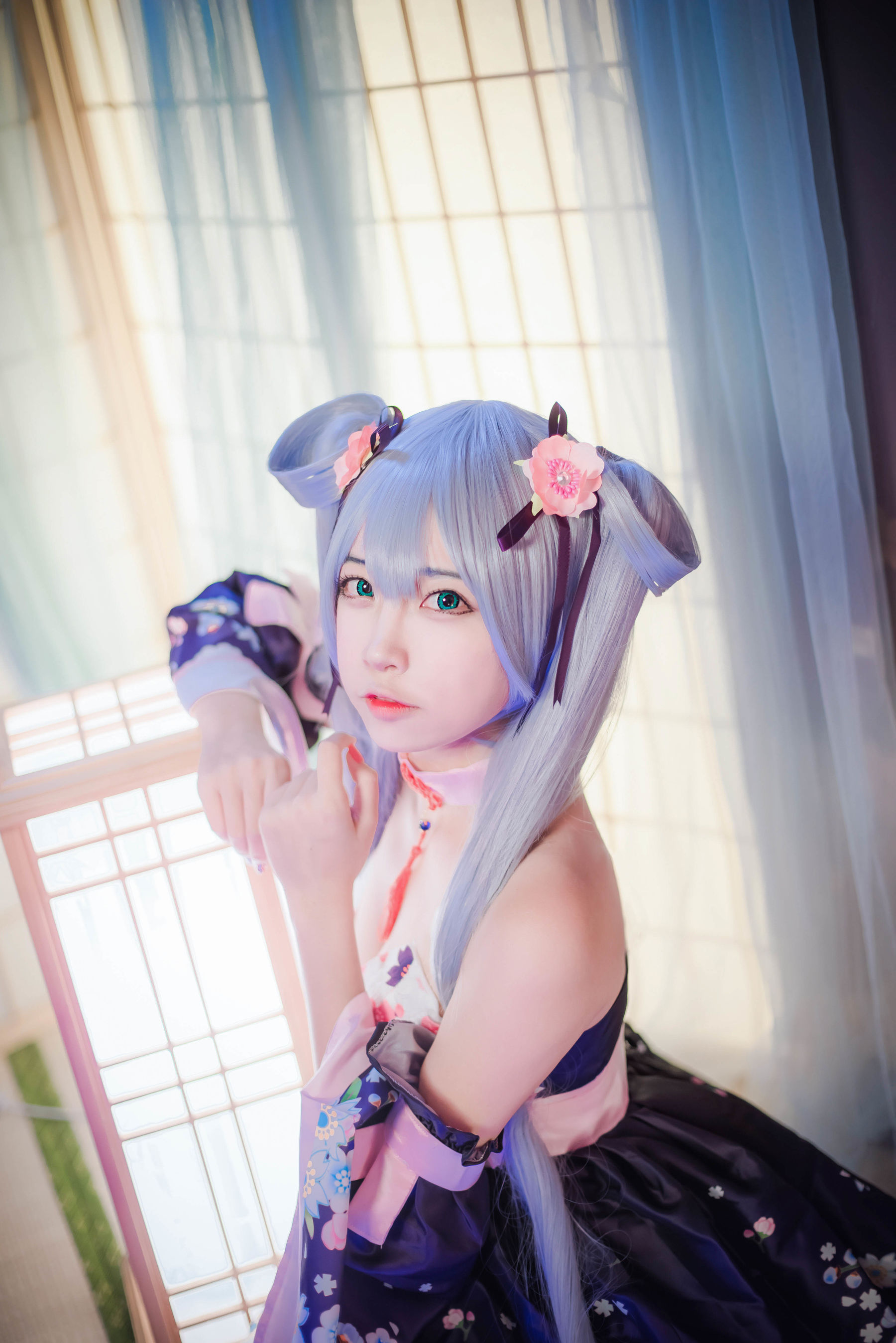 [Cosplay写真] 人气Coser二佐Nisa - 双马尾