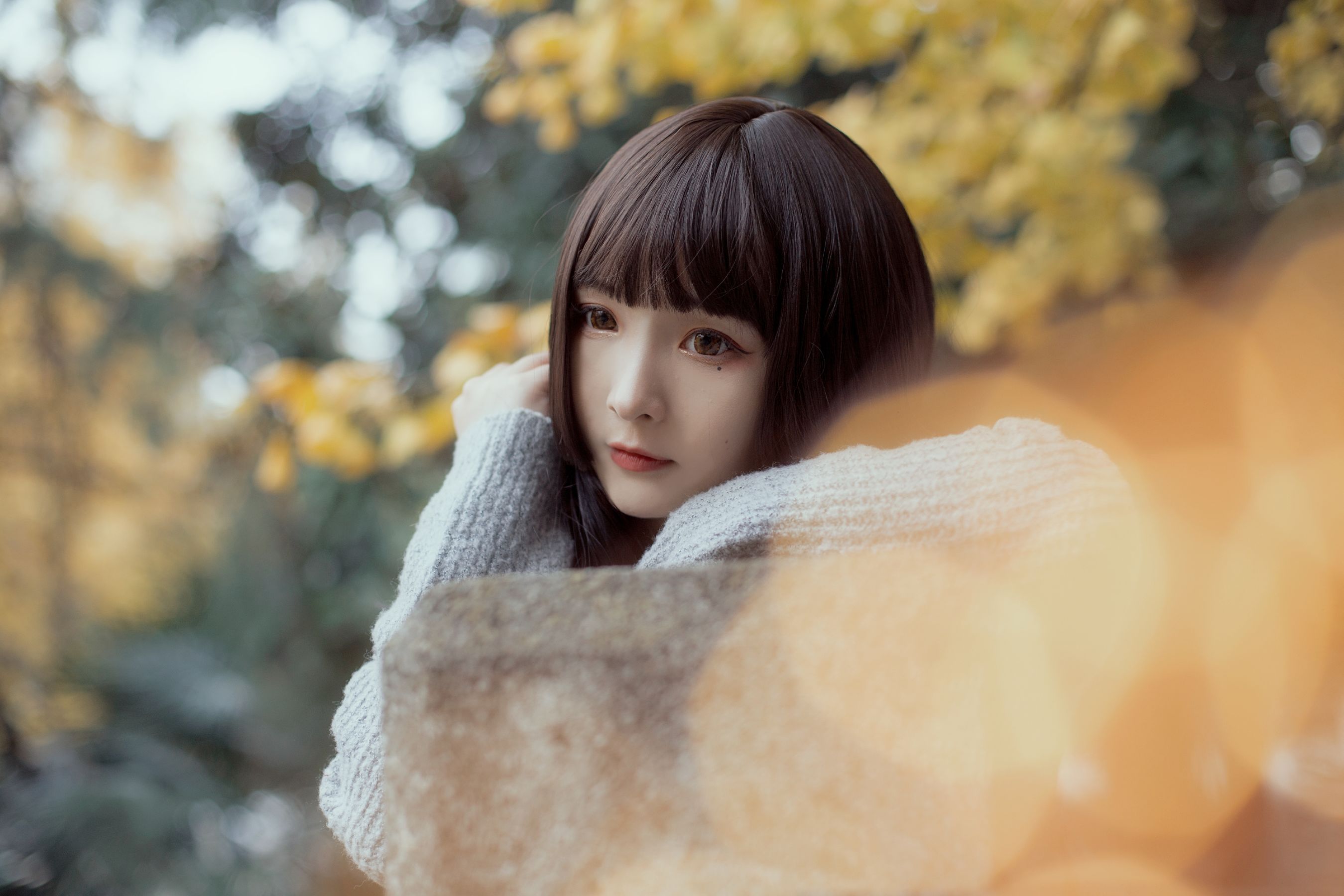 [Cosplay写真] 二次元美女古川kagura - 银杏树下