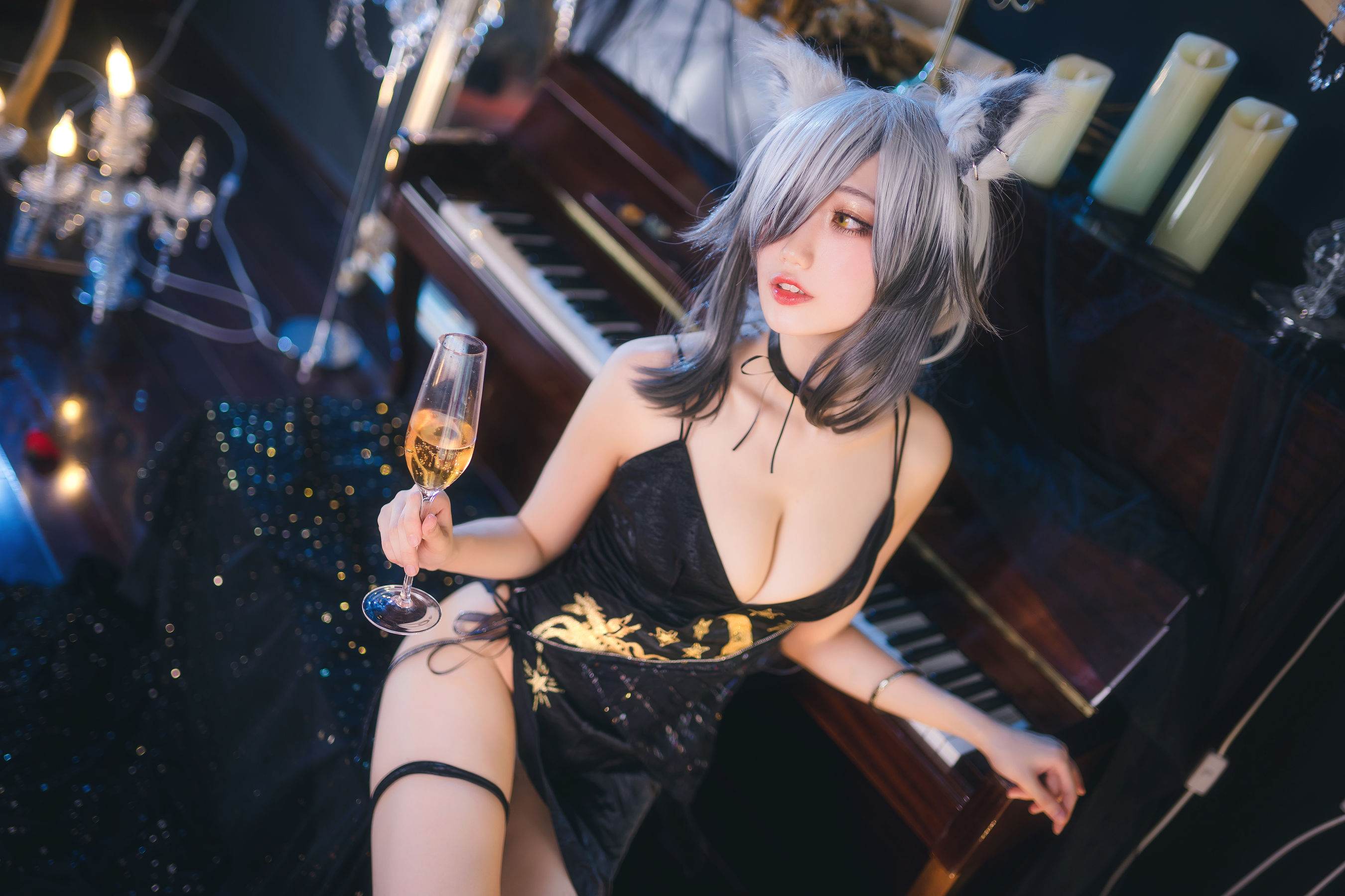 [Cosplay写真] 周叽是可爱兔兔 - 礼服