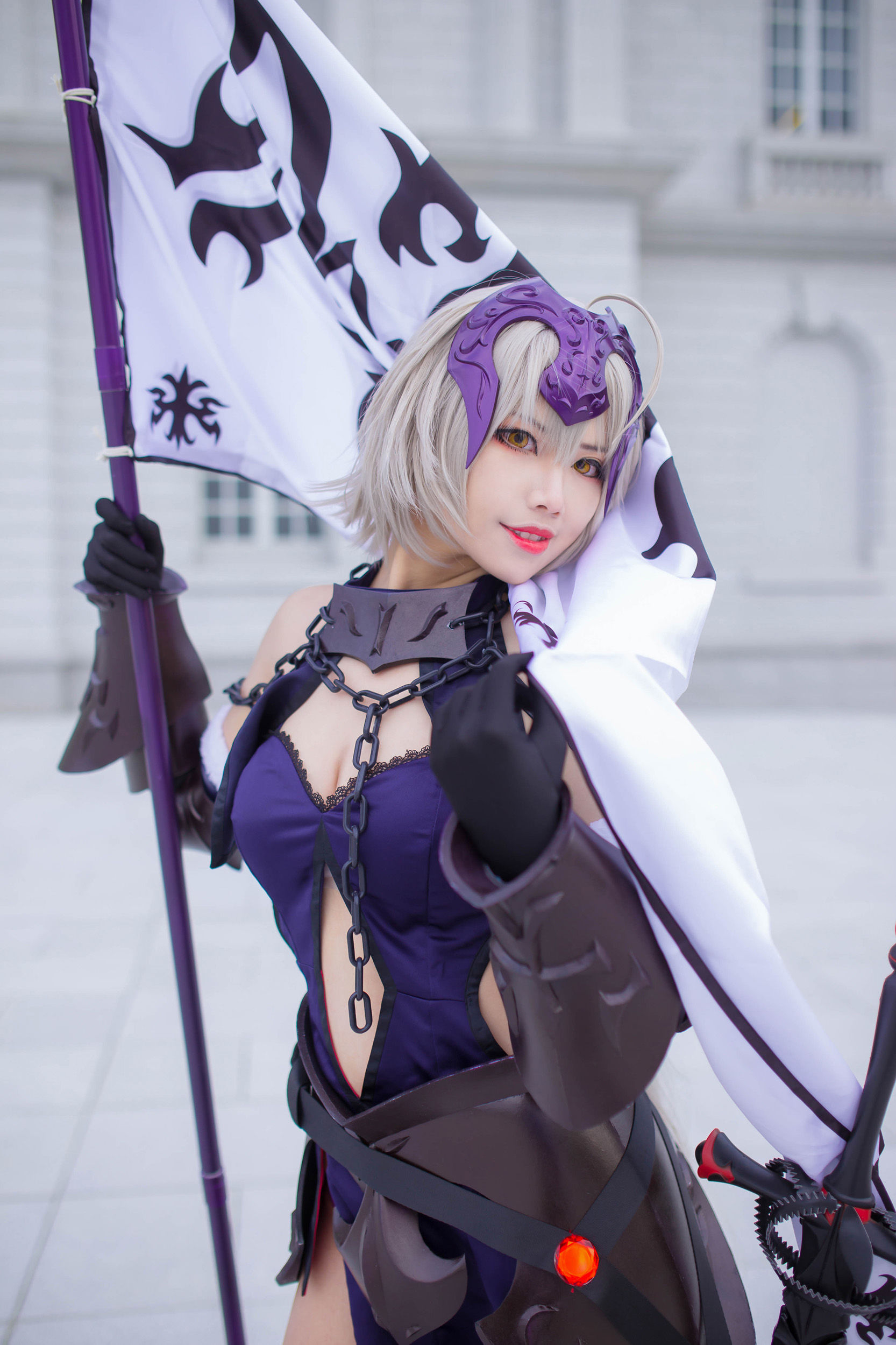 [Cosplay写真] Coser萱-KaYa - 黑贞 黑呆毛