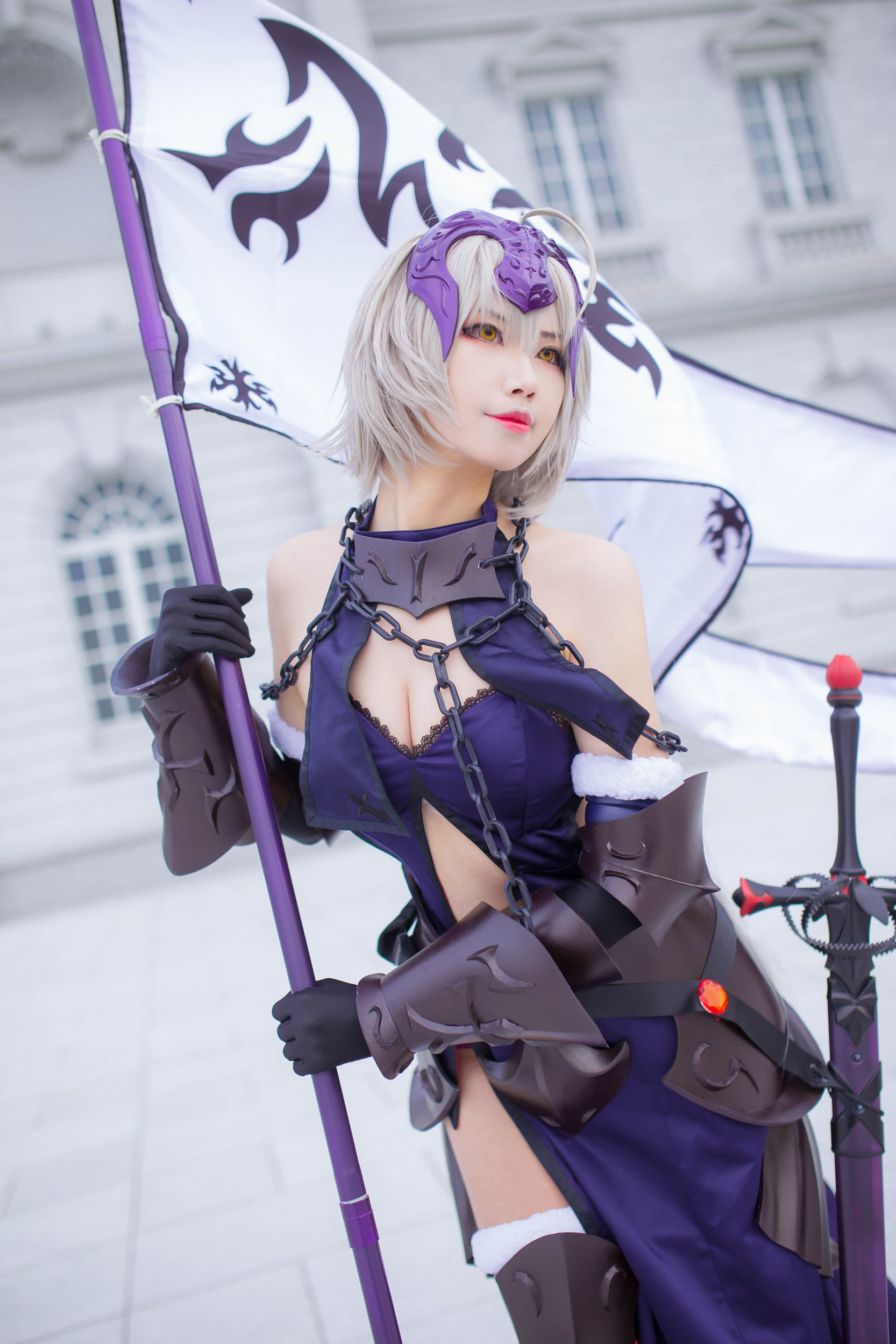 [Cosplay写真] Coser萱-KaYa - 黑贞 黑呆毛