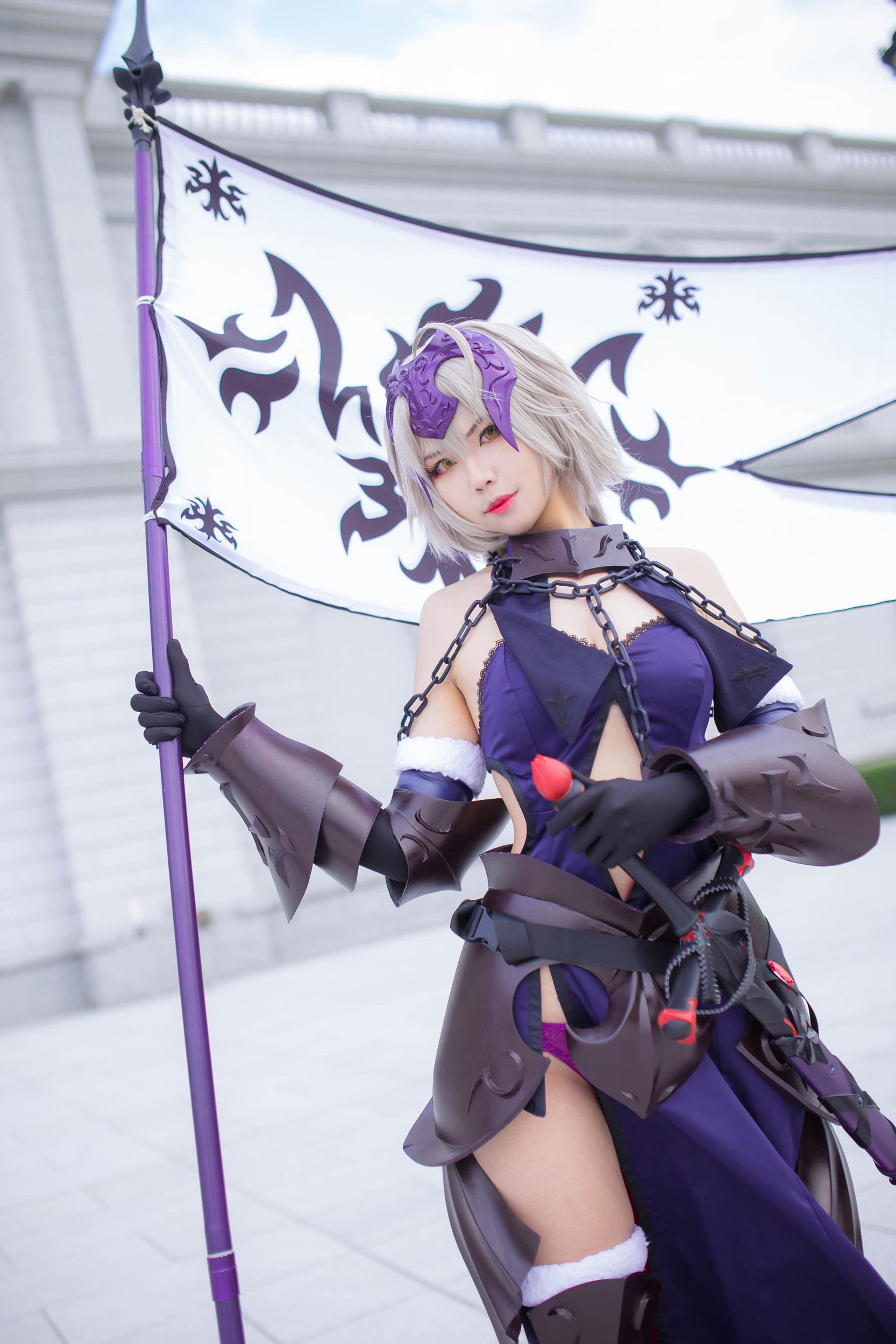 [Cosplay写真] Coser萱-KaYa - 黑贞 黑呆毛