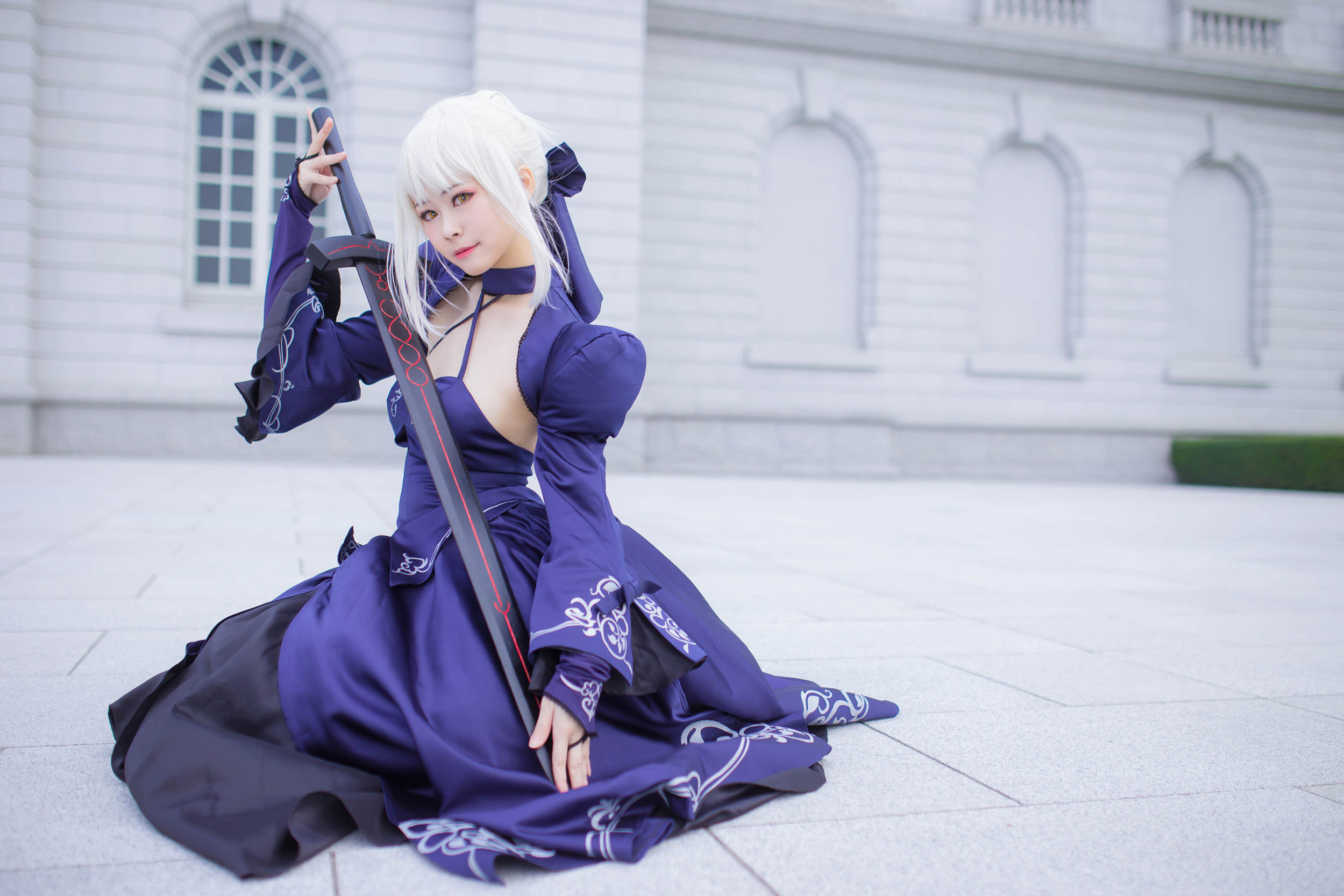 [Cosplay写真] Coser萱-KaYa - 黑贞 黑呆毛