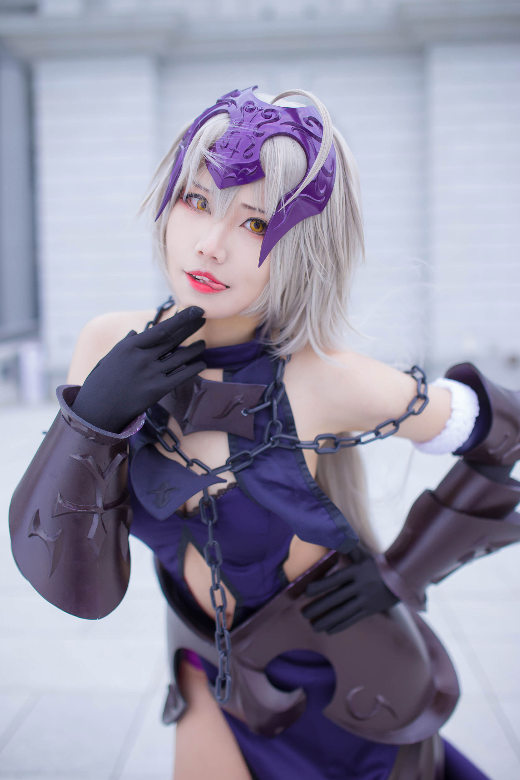 [Cosplay写真] Coser萱-KaYa - 黑贞 黑呆毛