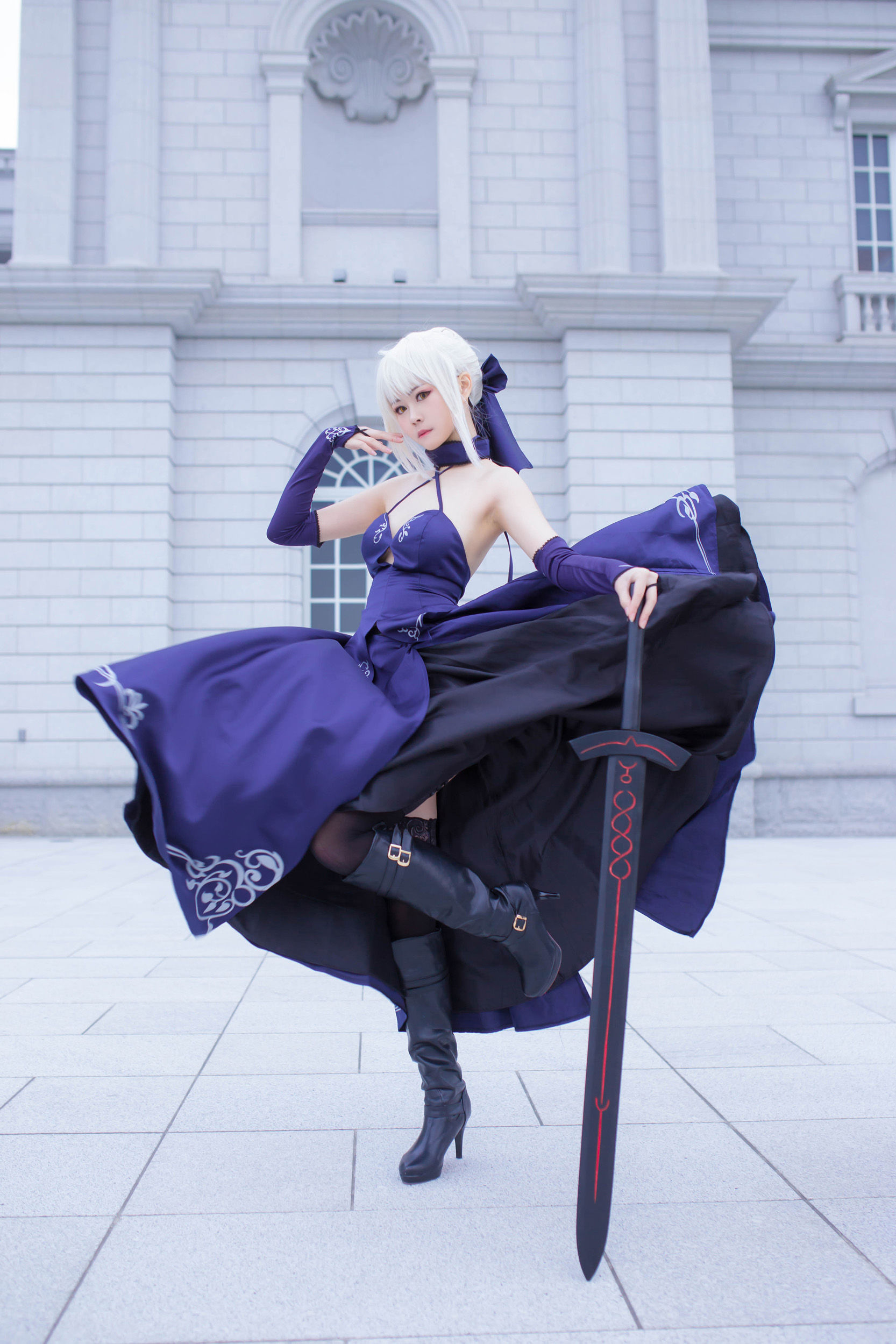 [Cosplay写真] Coser萱-KaYa - 黑贞 黑呆毛