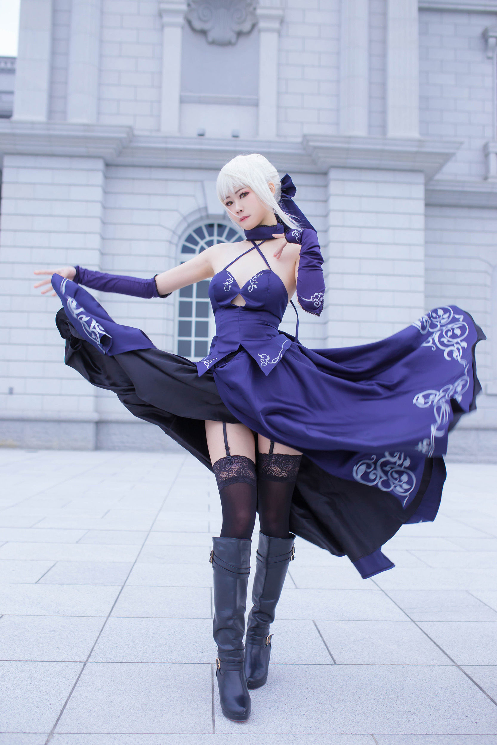 [Cosplay写真] Coser萱-KaYa - 黑贞 黑呆毛