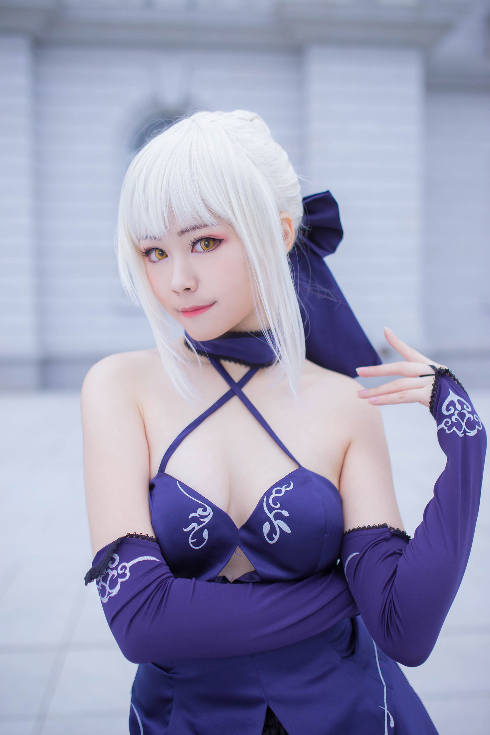 [Cosplay写真] Coser萱-KaYa - 黑贞 黑呆毛