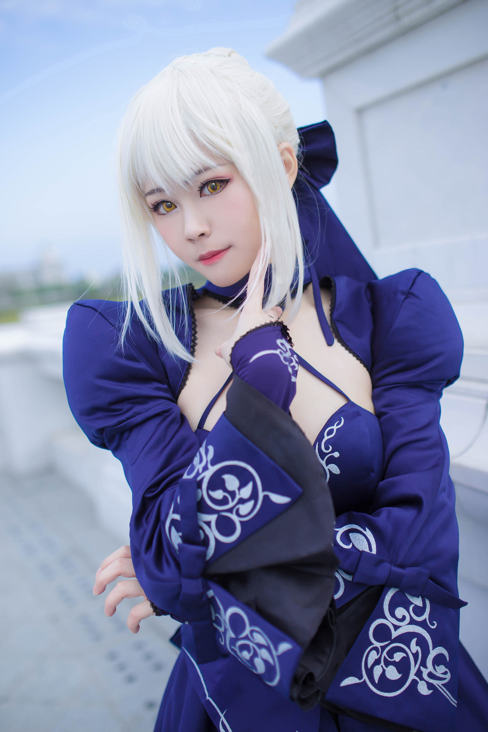 [Cosplay写真] Coser萱-KaYa - 黑贞 黑呆毛