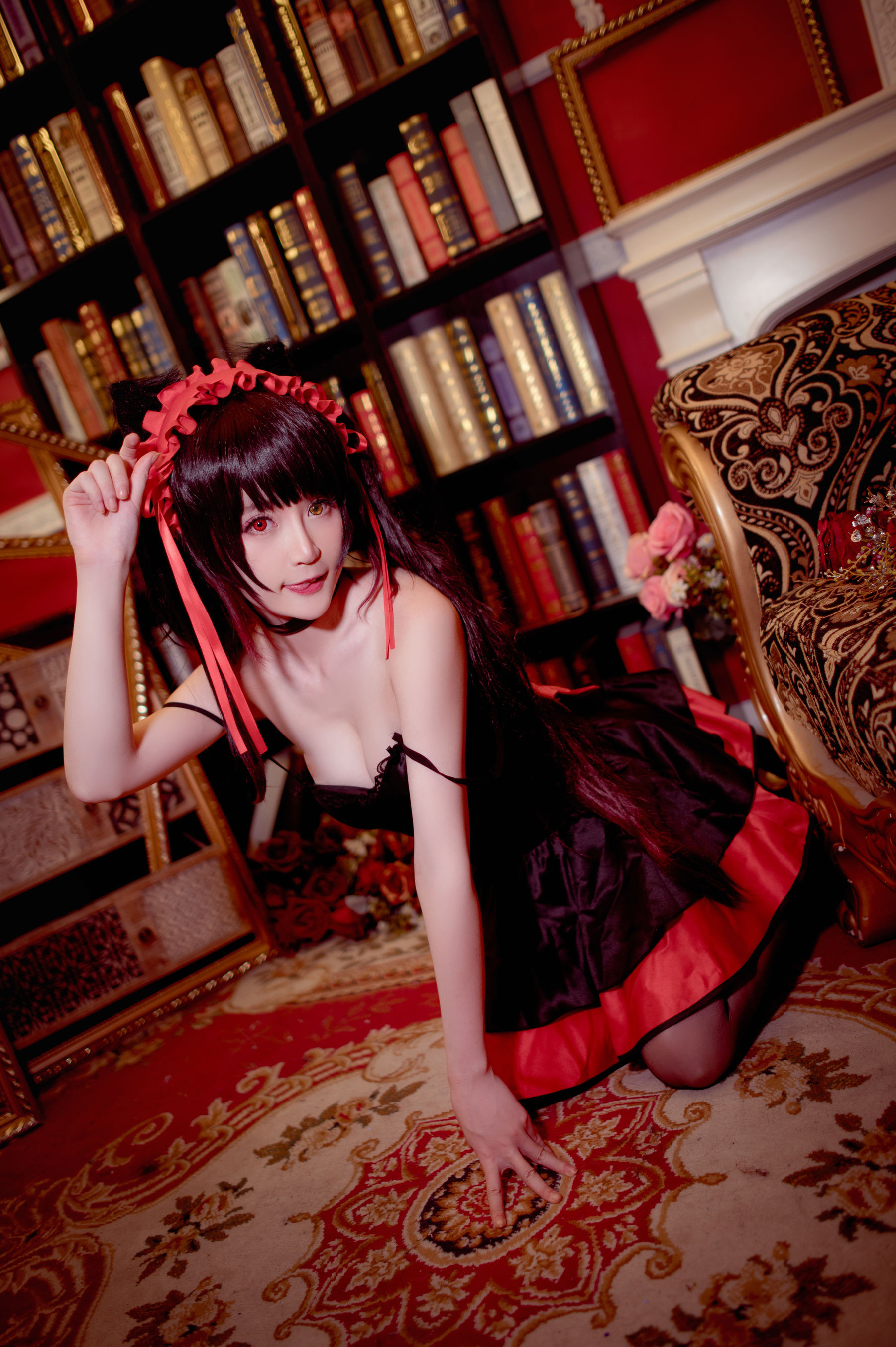 [Cosplay写真] 萌宠博主yui金鱼 - 时崎狂三 黑裙