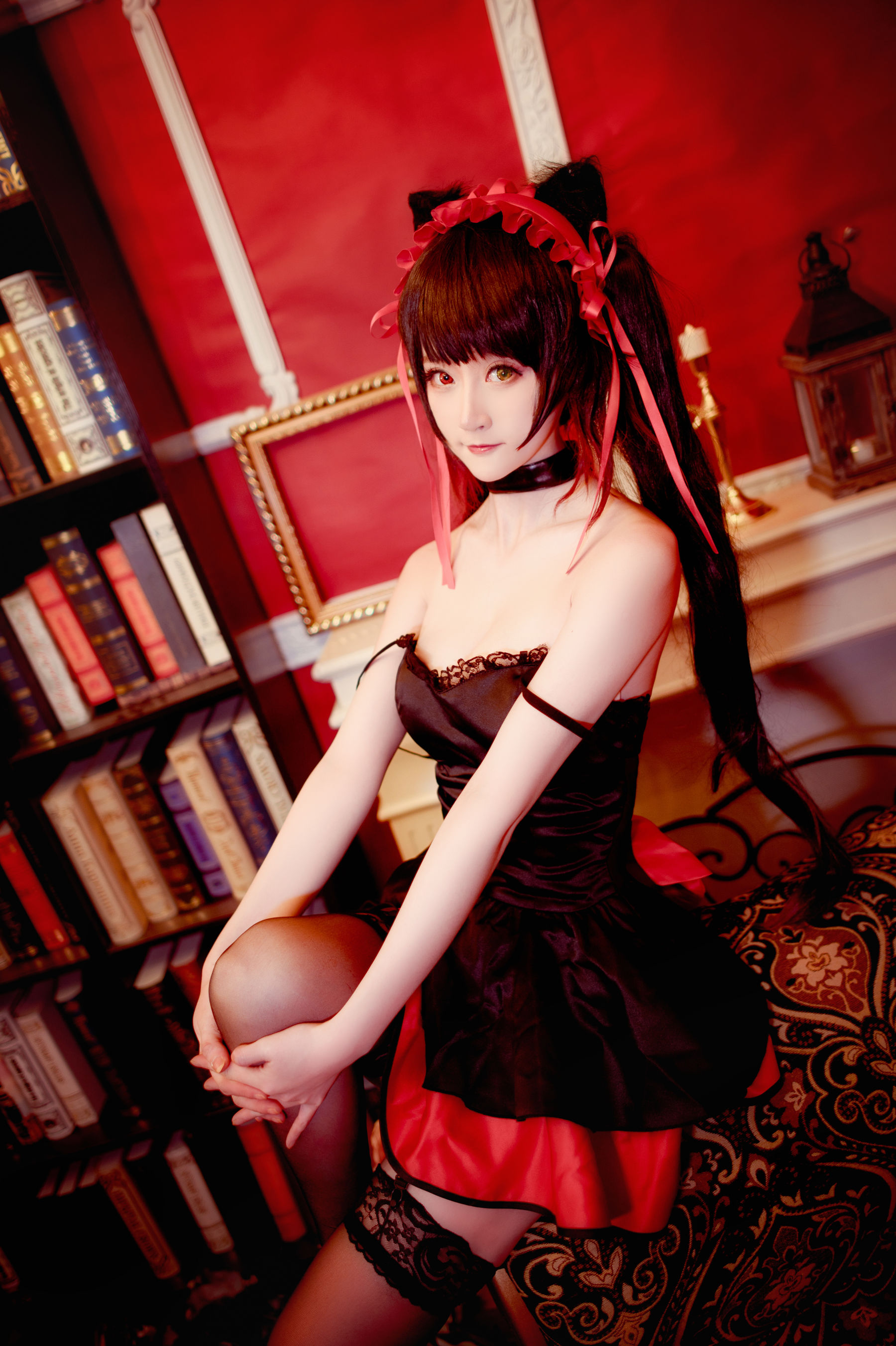 [Cosplay写真] 萌宠博主yui金鱼 - 时崎狂三 黑裙