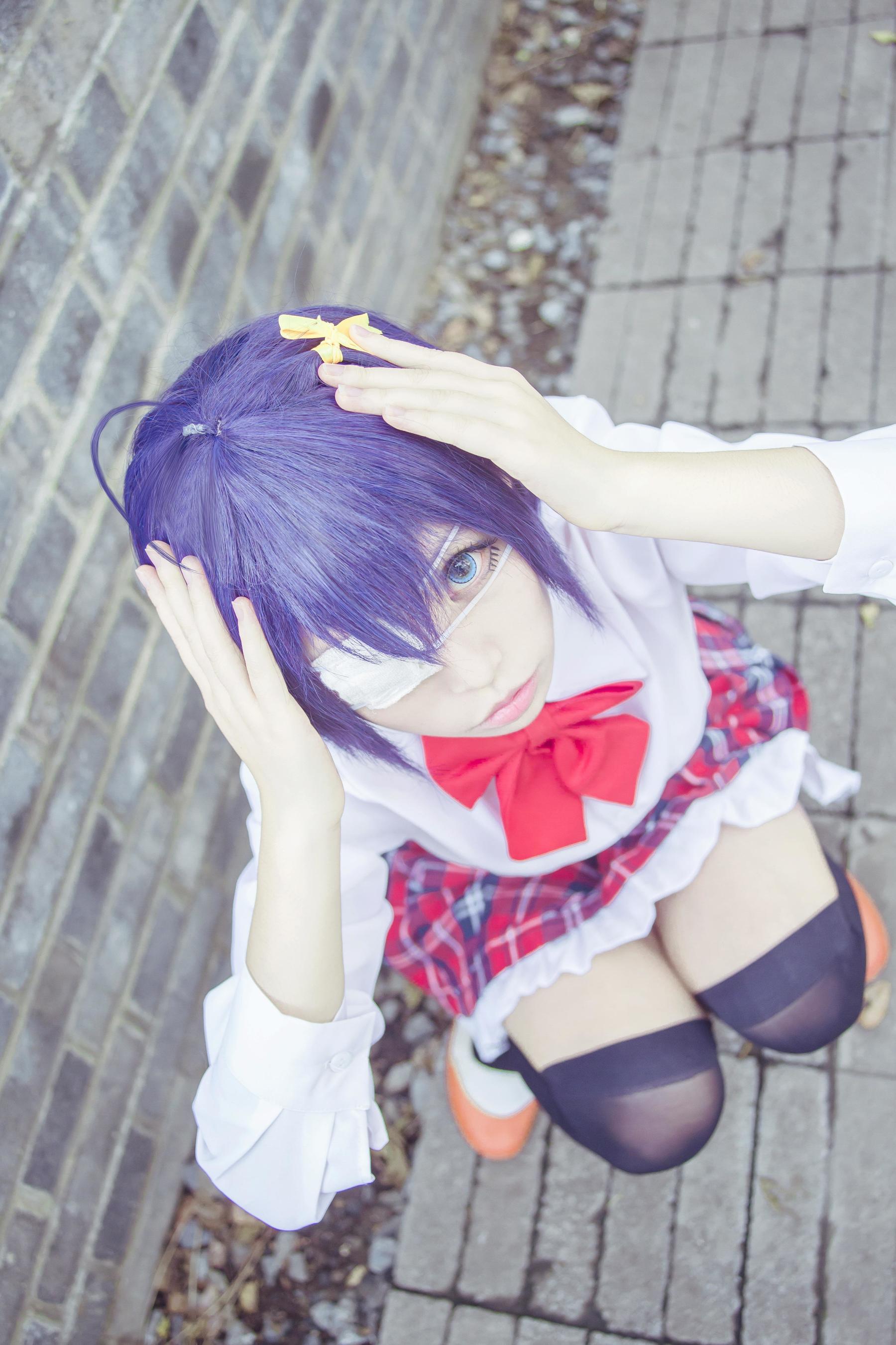 [Cosplay写真] 萌妹白易子教主 - 中二病也要谈恋爱