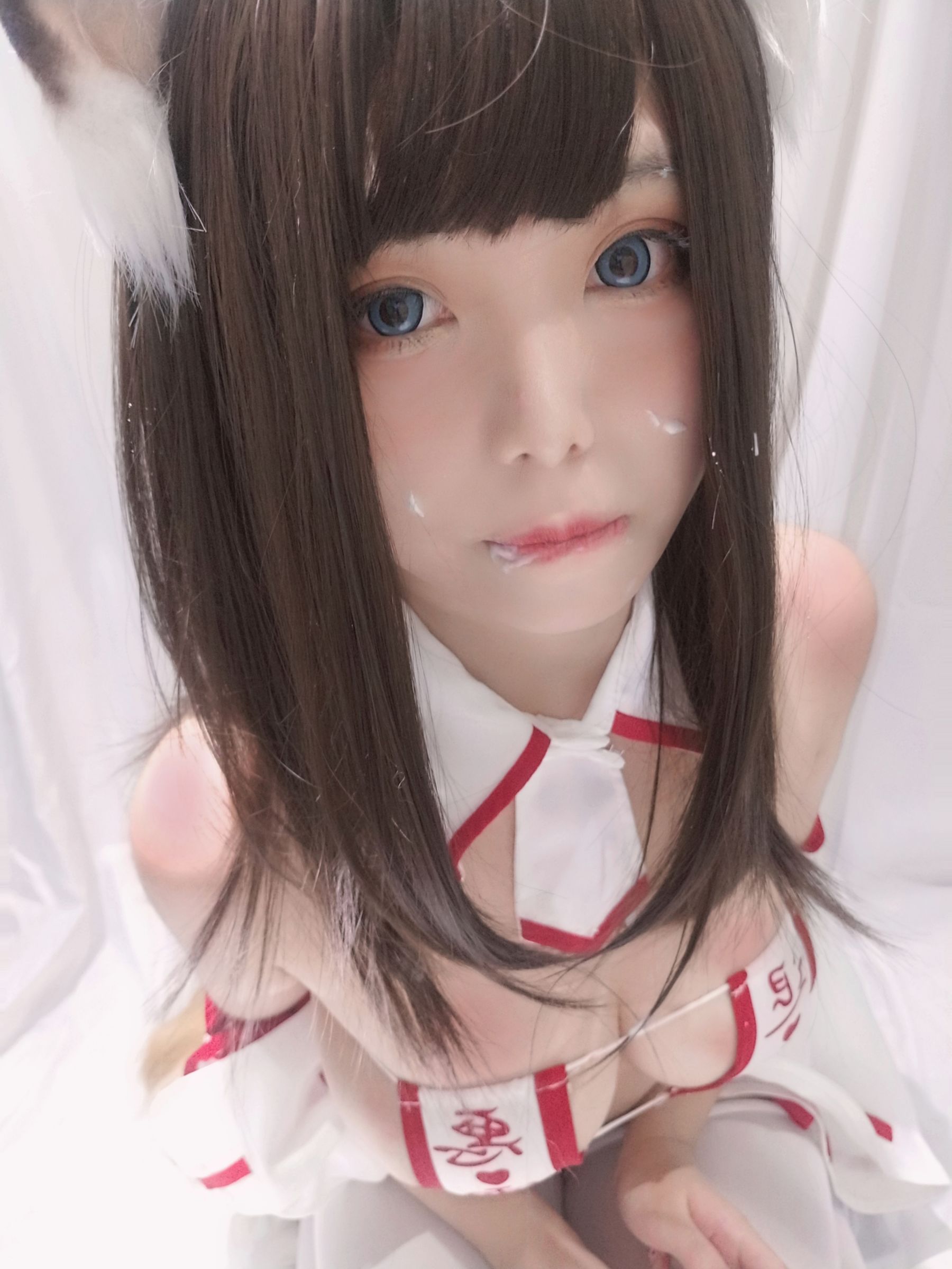 [Cosplay写真] 萌系小姐姐蜜汁猫裘 - 巫女小狐狸