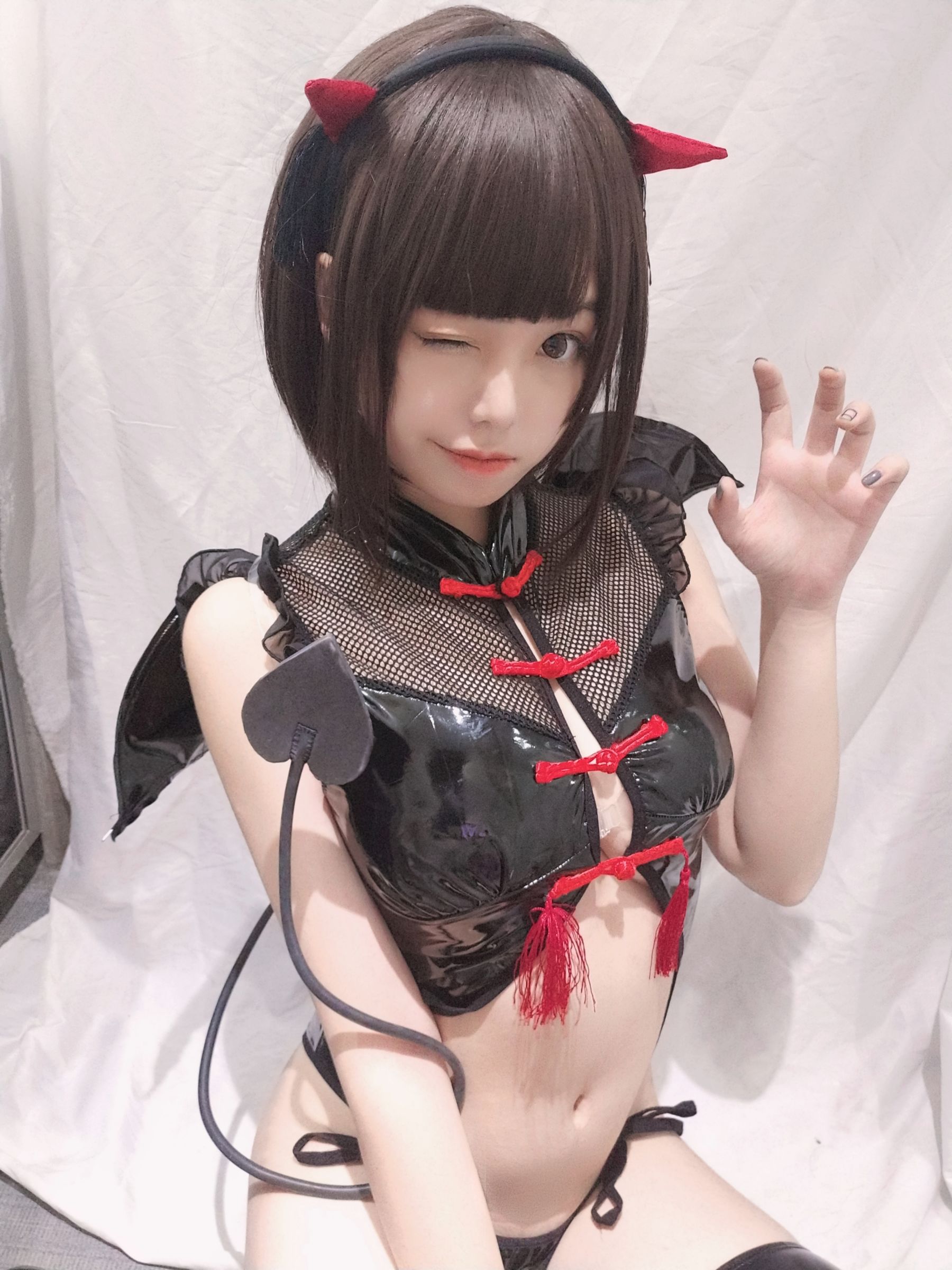 [Cosplay写真] 萌系小姐姐蜜汁猫裘 - 小恶魔自拍
