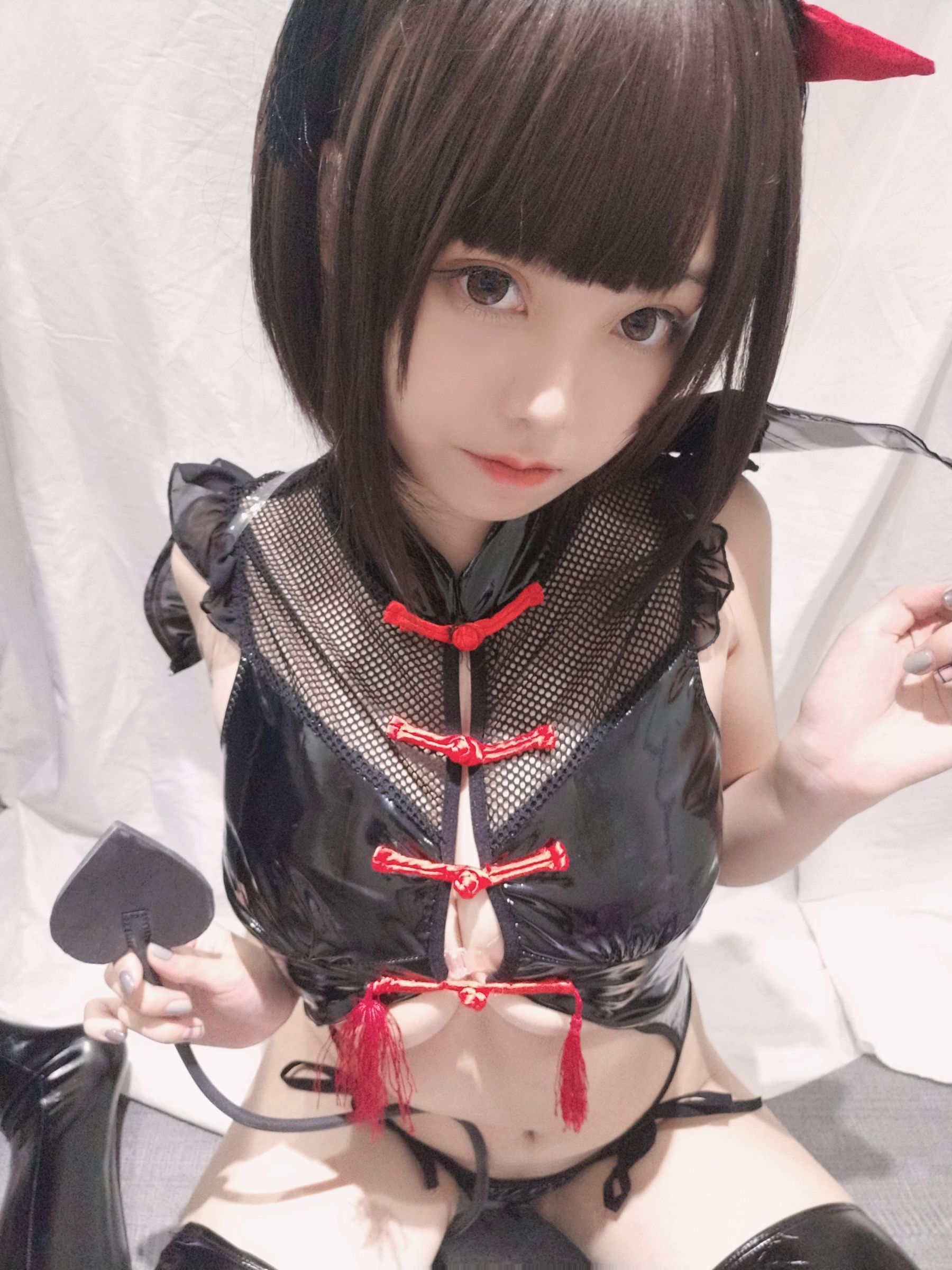 [Cosplay写真] 萌系小姐姐蜜汁猫裘 - 小恶魔自拍