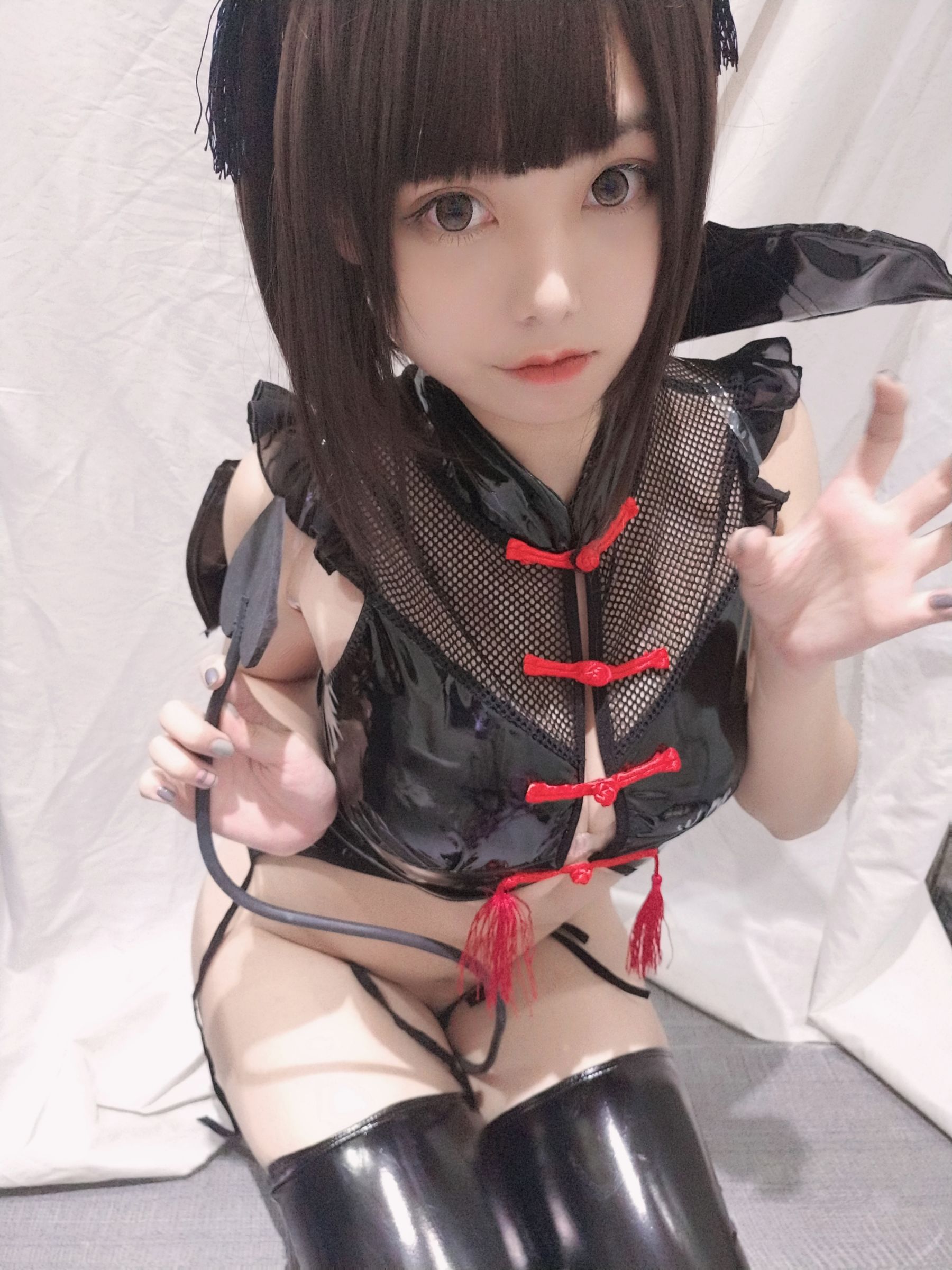 [Cosplay写真] 萌系小姐姐蜜汁猫裘 - 小恶魔自拍