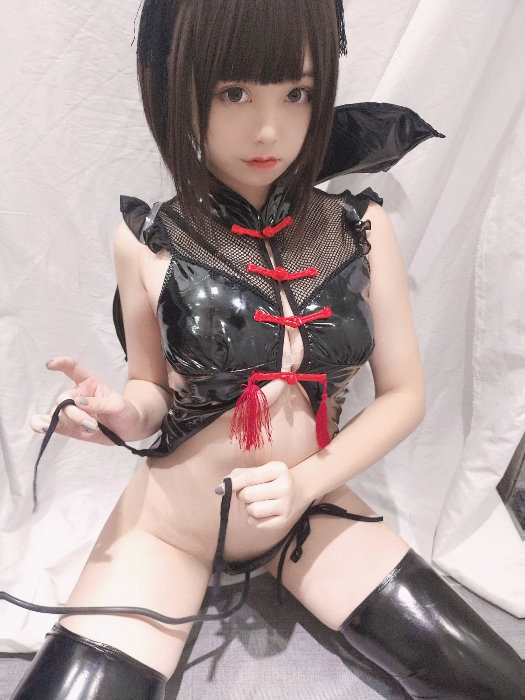 [Cosplay写真] 萌系小姐姐蜜汁猫裘 - 小恶魔自拍