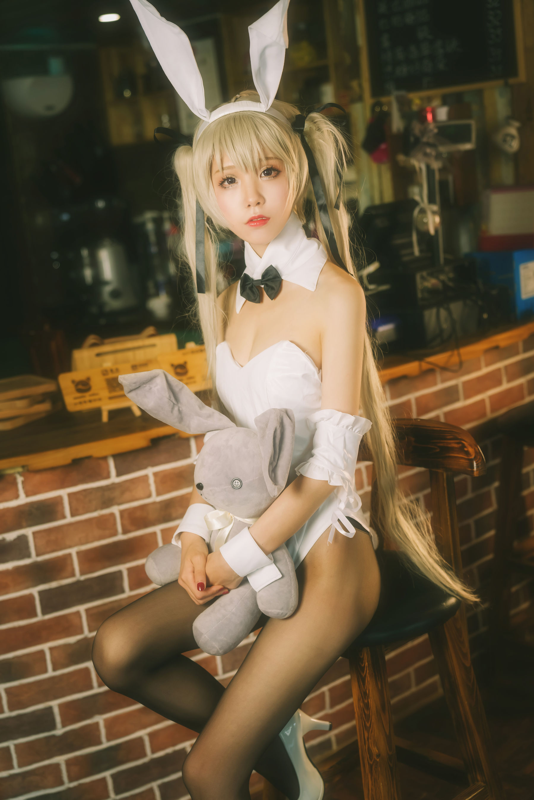 [Cosplay写真] 动漫博主水淼aqua - 穹妹兔女郎