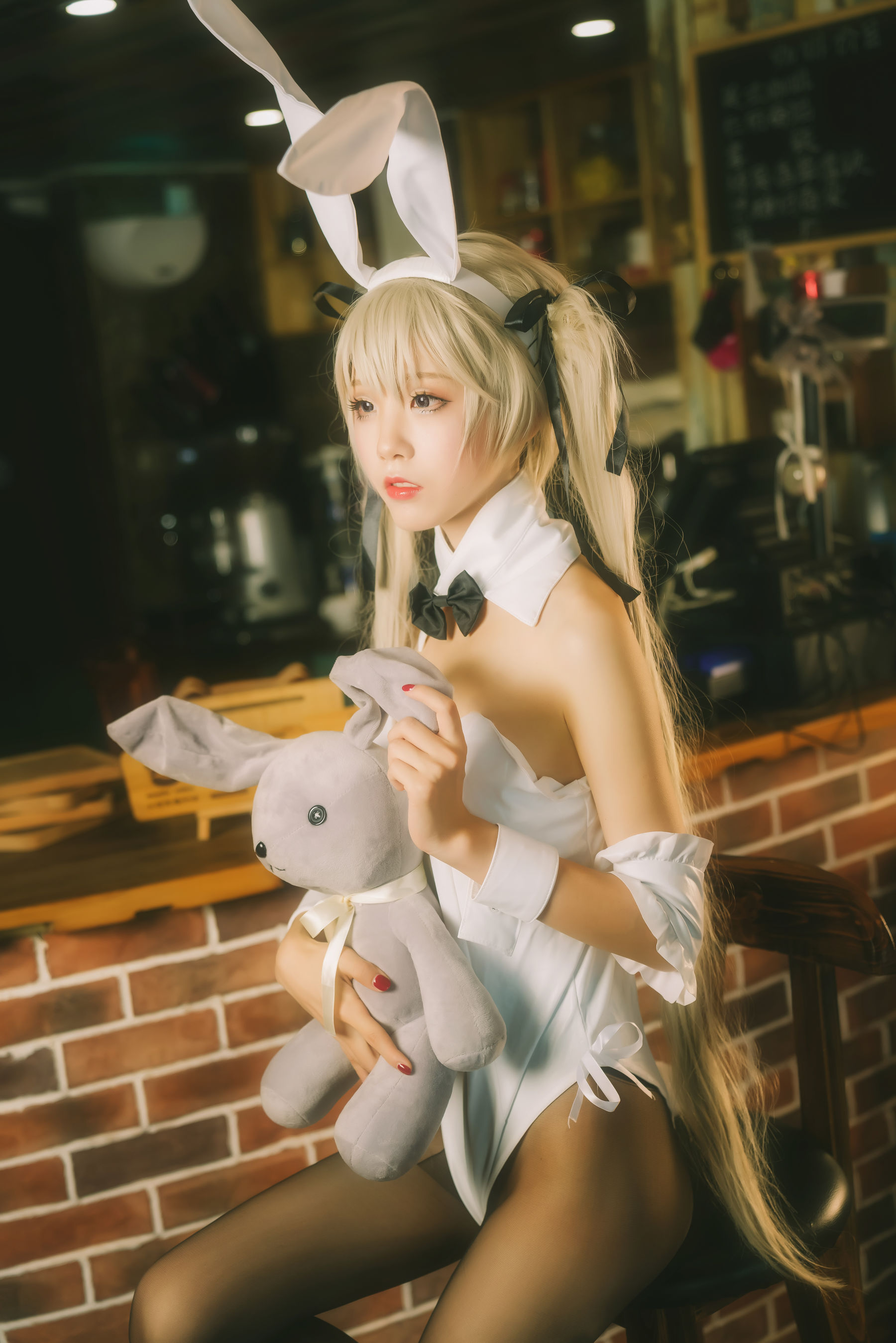 [Cosplay写真] 动漫博主水淼aqua - 穹妹兔女郎