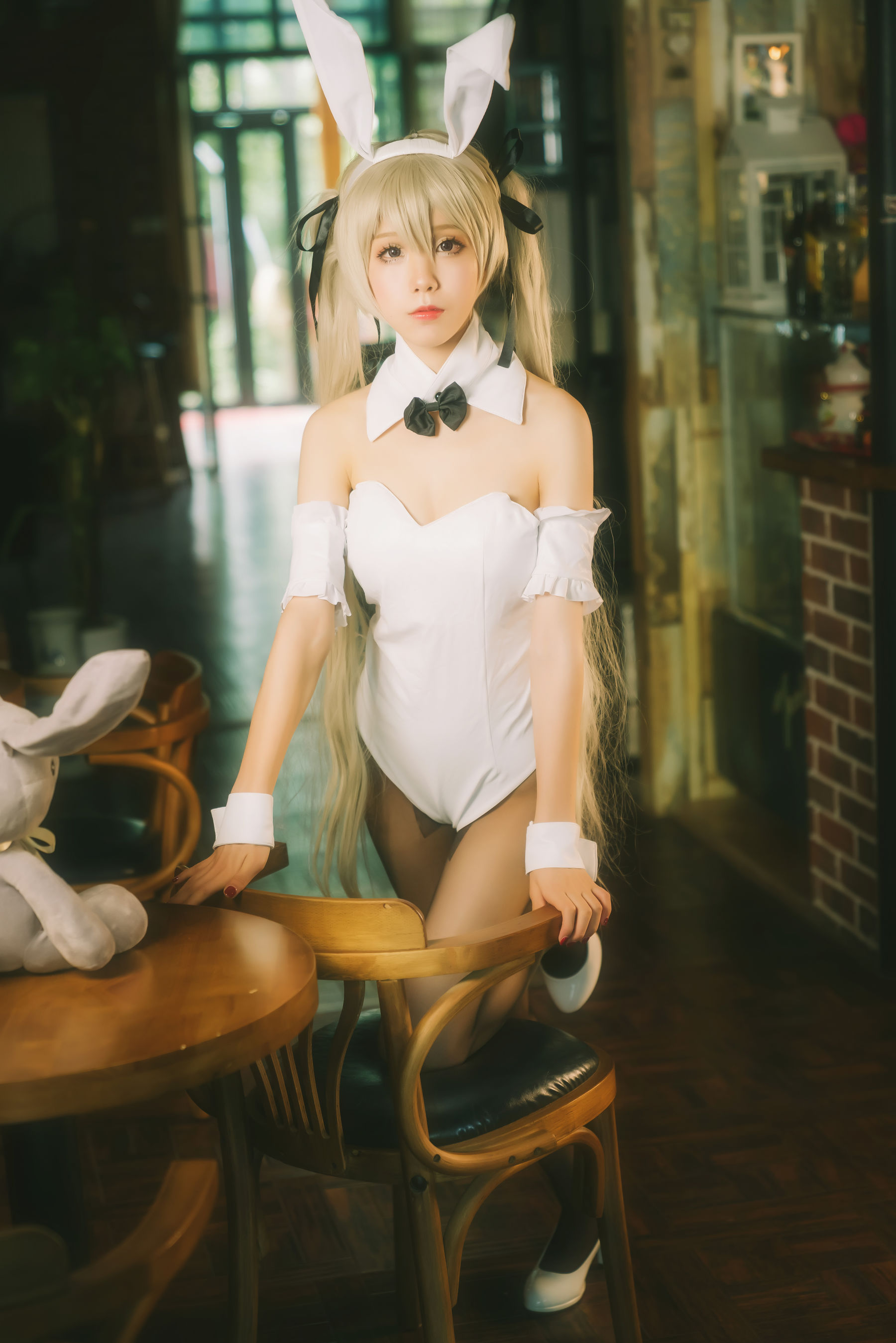 [Cosplay写真] 动漫博主水淼aqua - 穹妹兔女郎