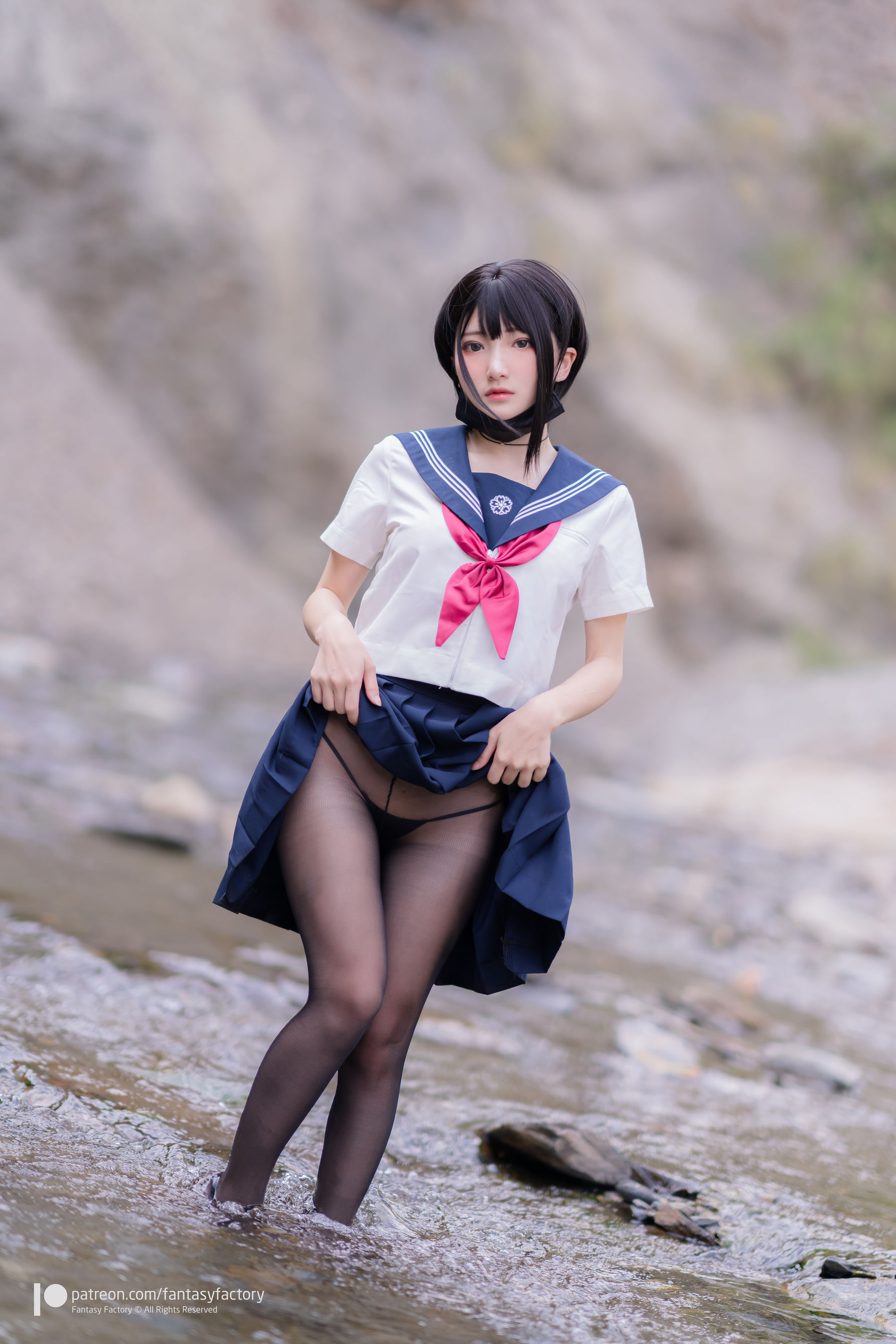 [Cosplay写真] 小丁 《Fantasy Factory》 - 2020.07 女仆 JK 死库水