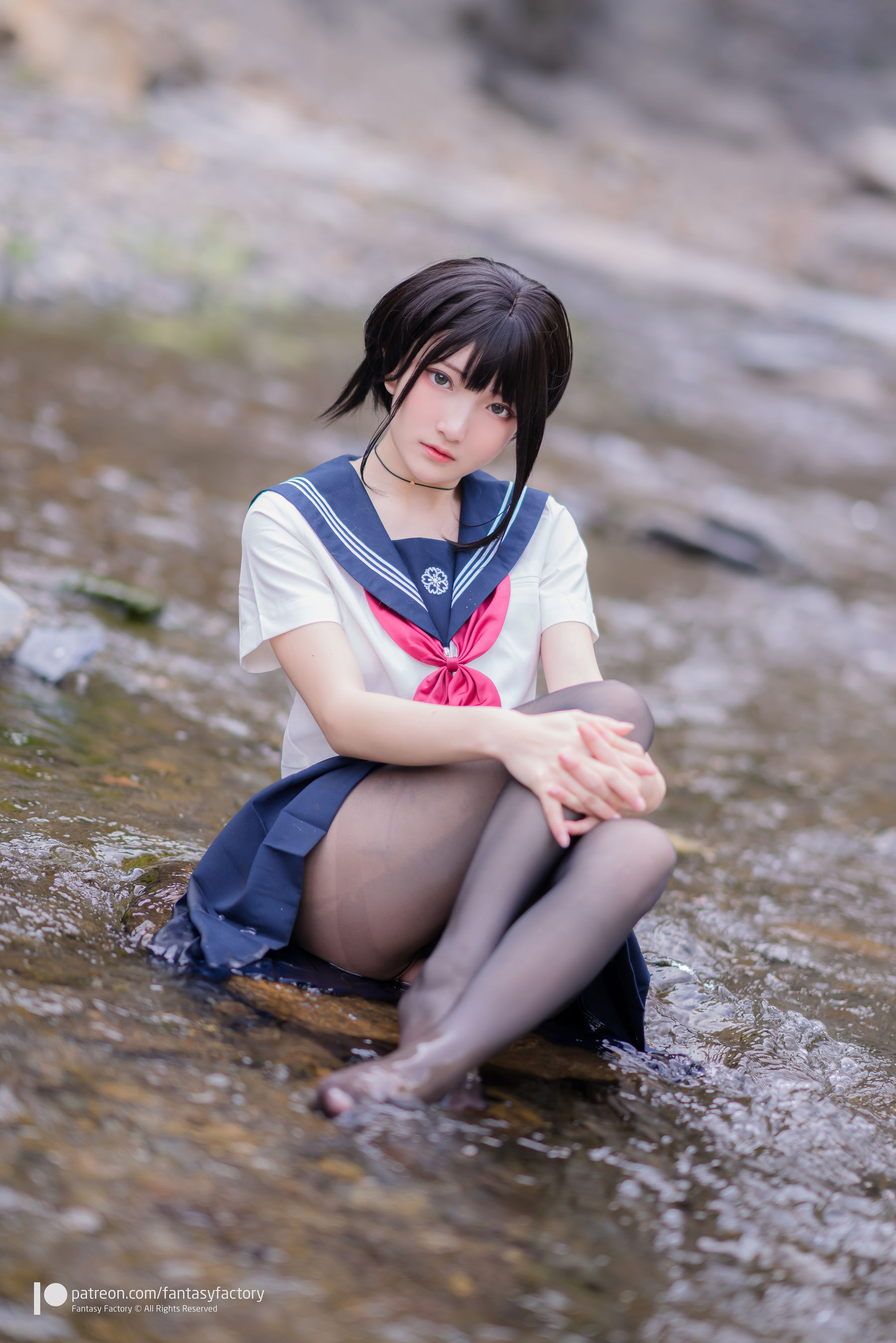 [Cosplay写真] 小丁 《Fantasy Factory》 - 2020.07 女仆 JK 死库水