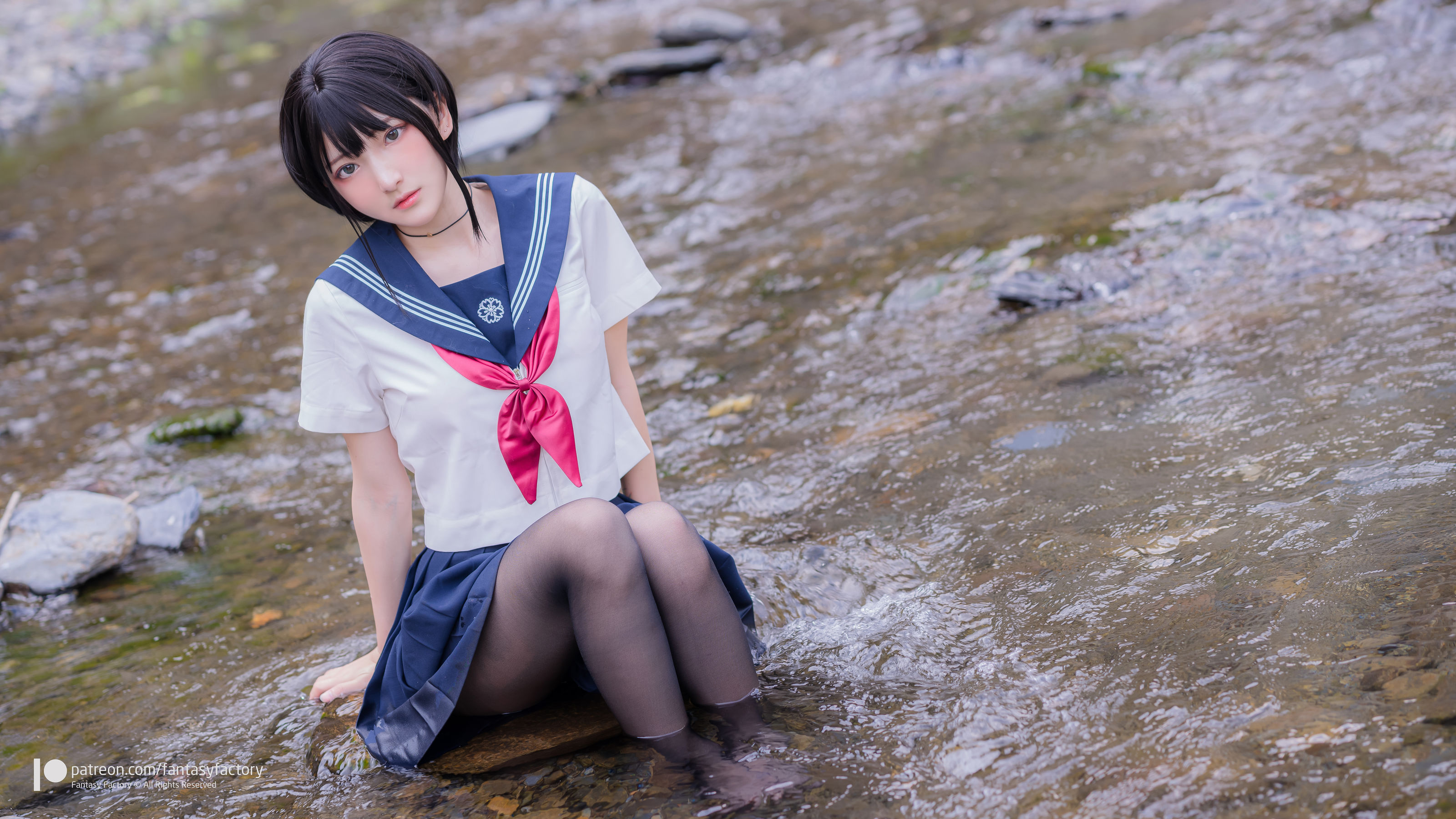 [Cosplay写真] 小丁 《Fantasy Factory》 - 2020.07 女仆 JK 死库水