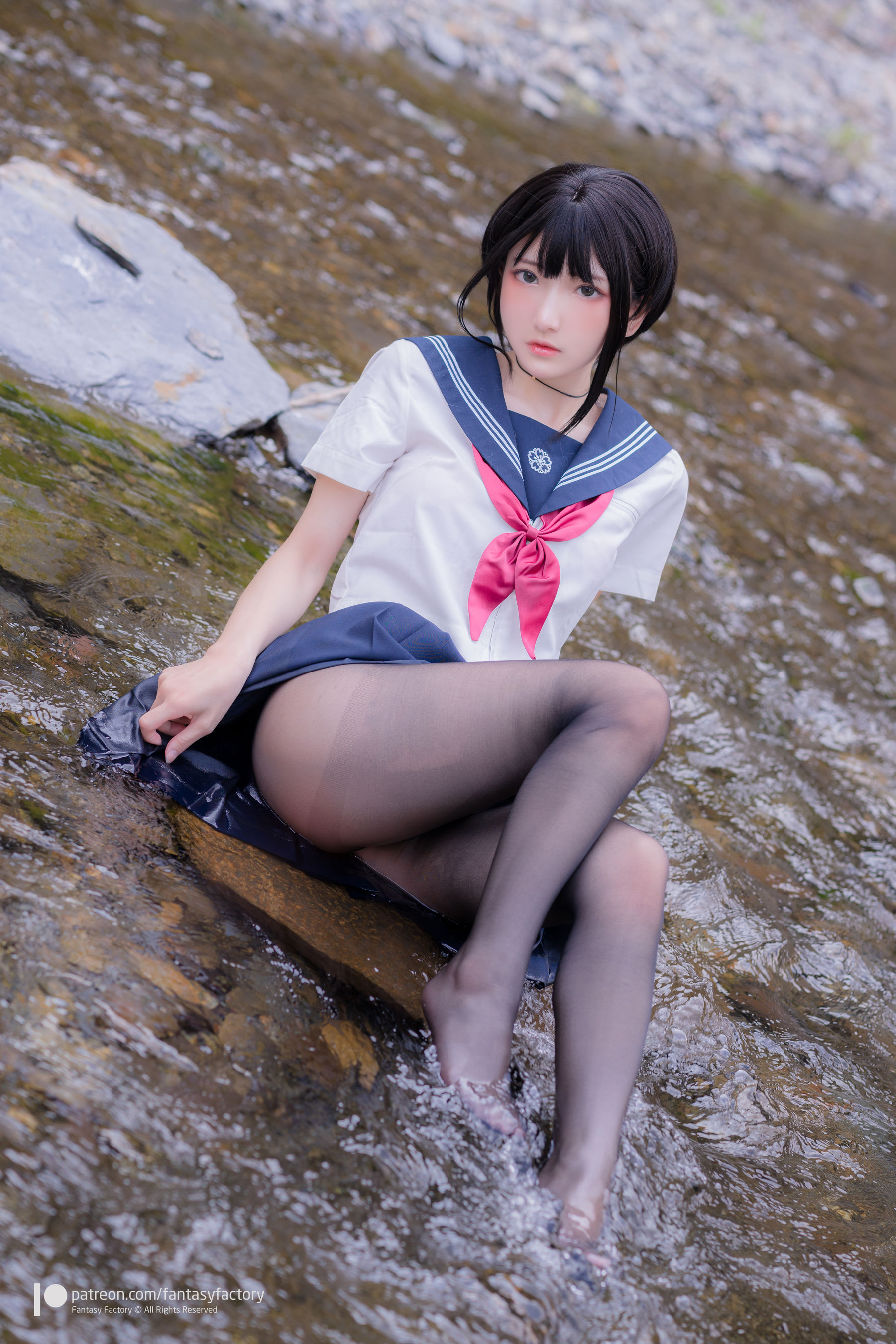 [Cosplay写真] 小丁 《Fantasy Factory》 - 2020.07 女仆 JK 死库水