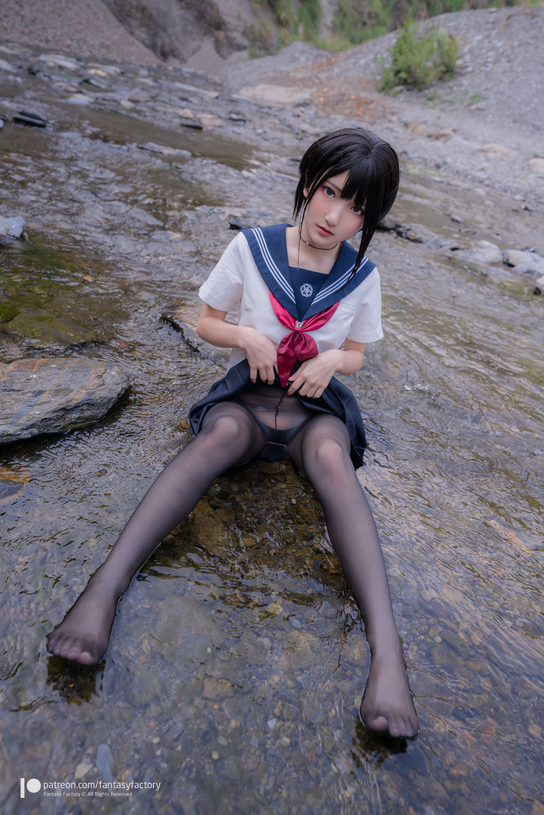 [Cosplay写真] 小丁 《Fantasy Factory》 - 2020.07 女仆 JK 死库水
