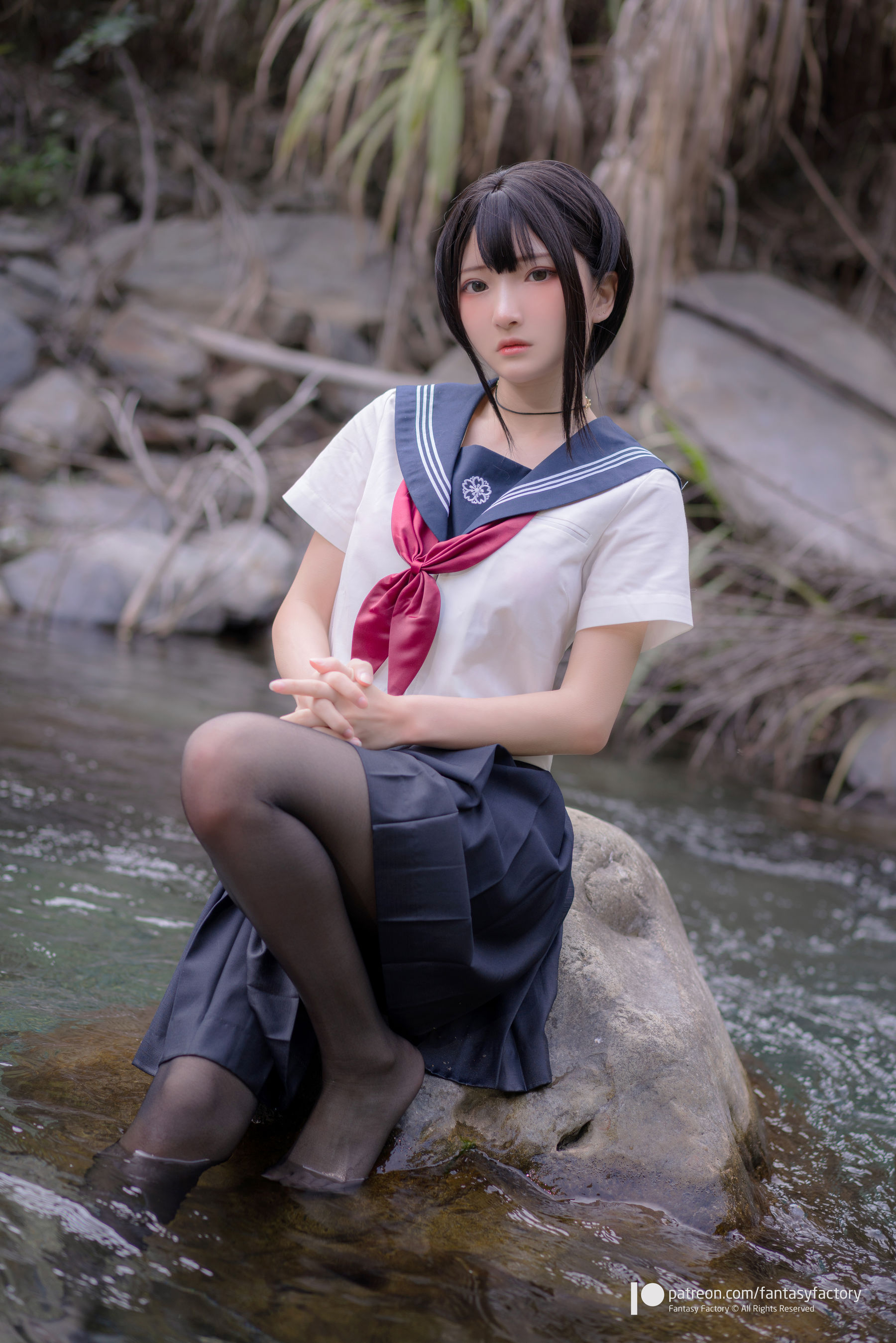 [Cosplay写真] 小丁 《Fantasy Factory》 - 2020.07 女仆 JK 死库水