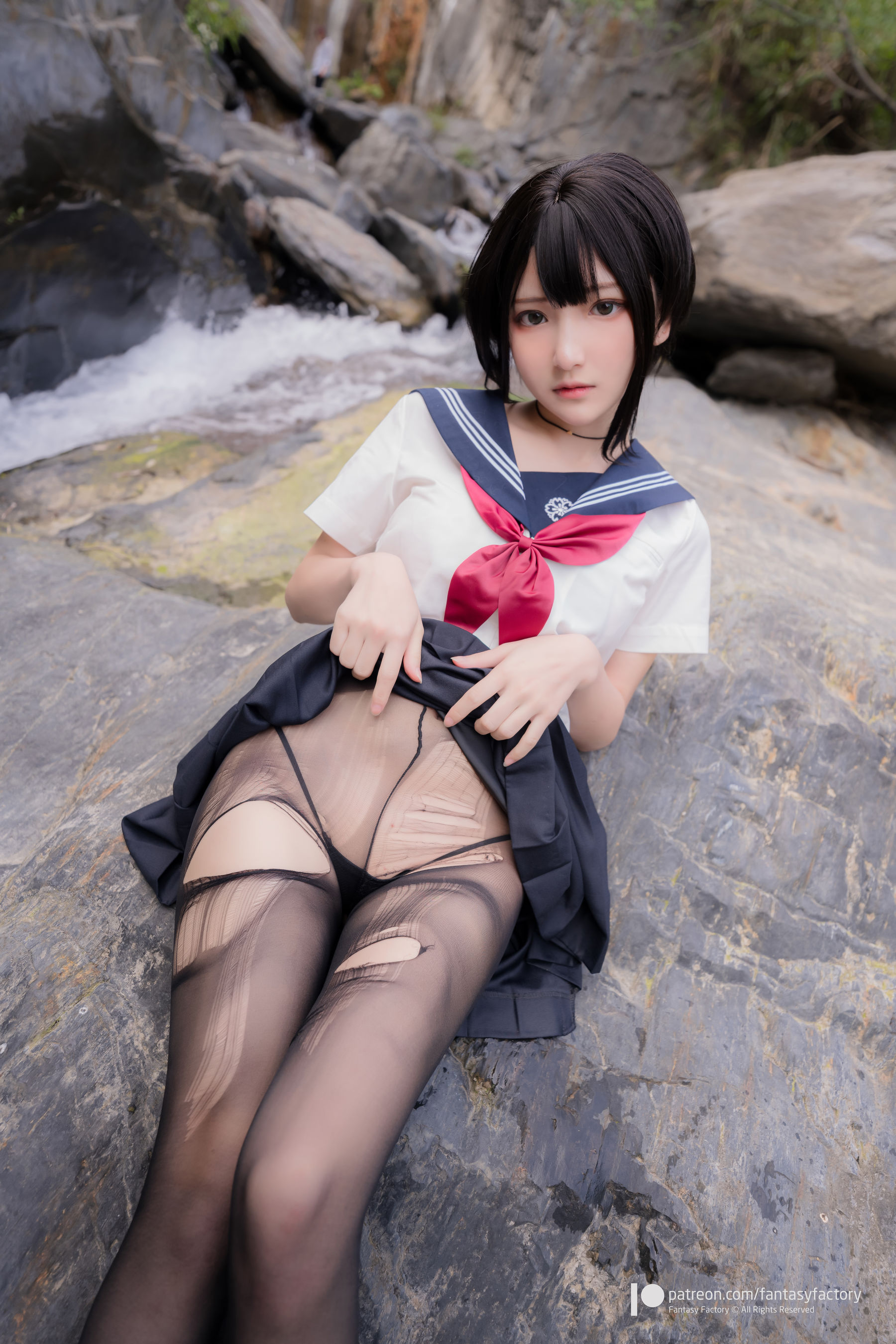 [Cosplay写真] 小丁 《Fantasy Factory》 - 2020.07 女仆 JK 死库水