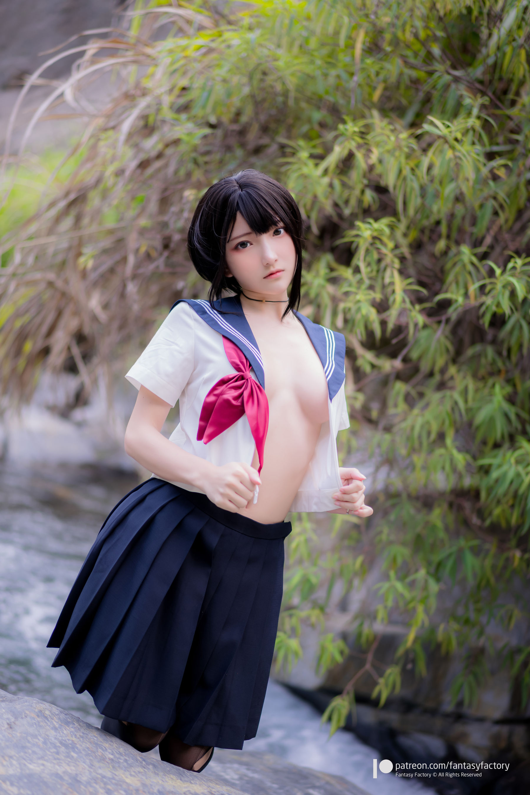 [Cosplay写真] 小丁 《Fantasy Factory》 - 2020.07 女仆 JK 死库水