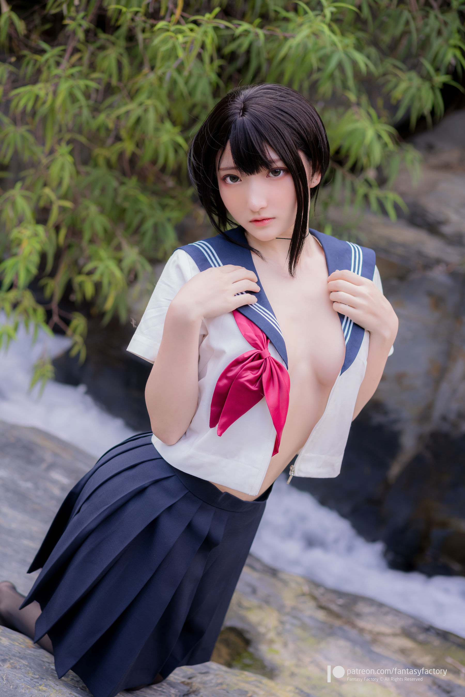 [Cosplay写真] 小丁 《Fantasy Factory》 - 2020.07 女仆 JK 死库水