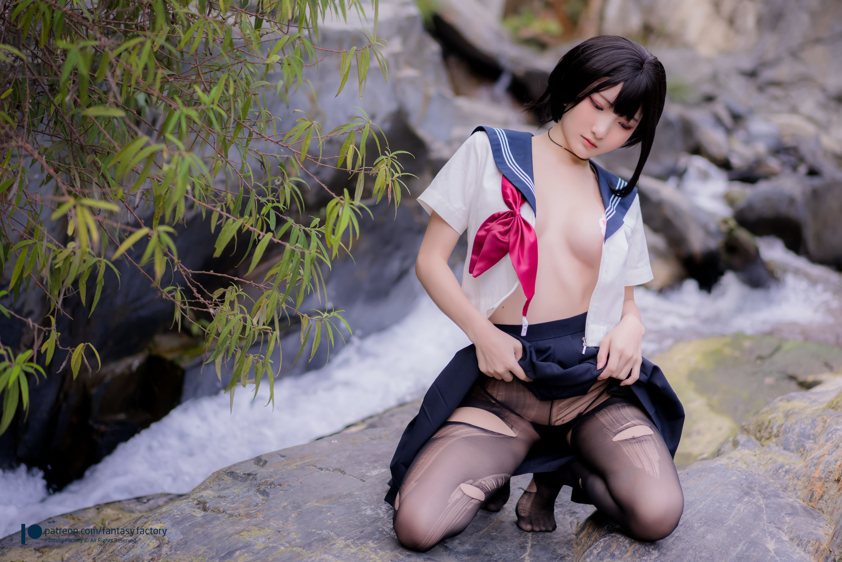 [Cosplay写真] 小丁 《Fantasy Factory》 - 2020.07 女仆 JK 死库水