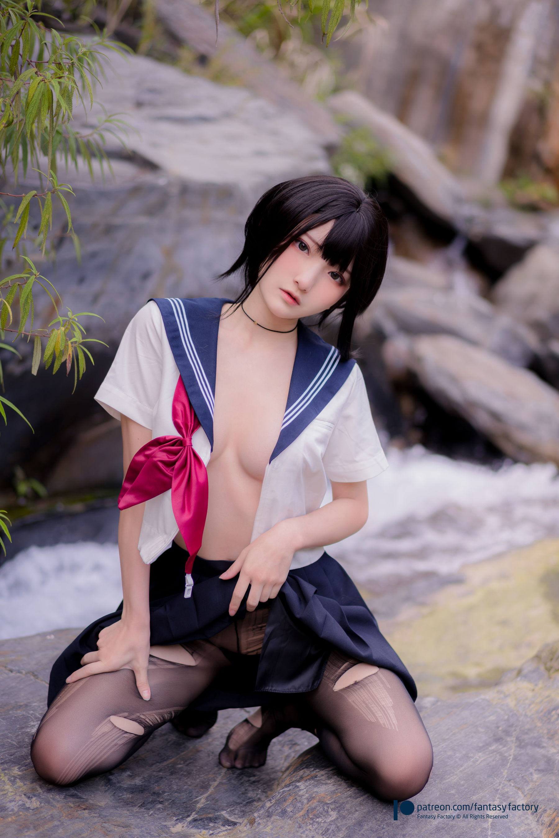 [Cosplay写真] 小丁 《Fantasy Factory》 - 2020.07 女仆 JK 死库水