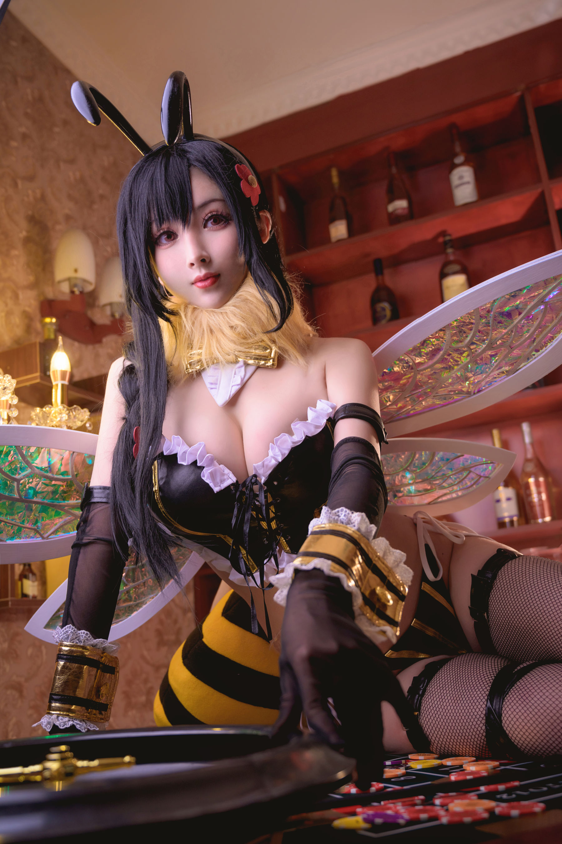 [Cosplay写真] COS福利rioko凉凉子 - 蒂法little bee