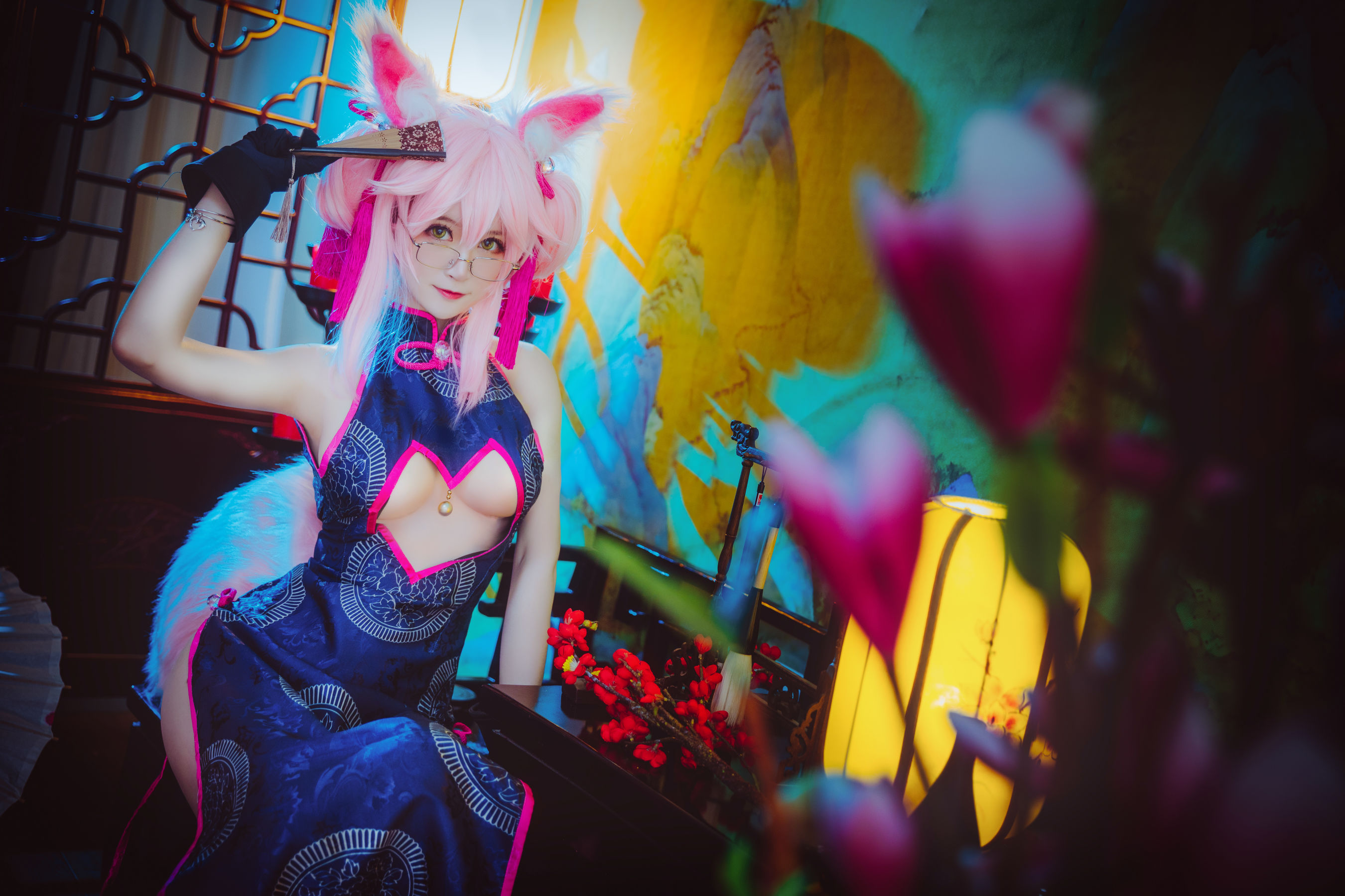 [Cosplay写真] 萌宠博主yui金鱼 - 旗袍 玉藻前