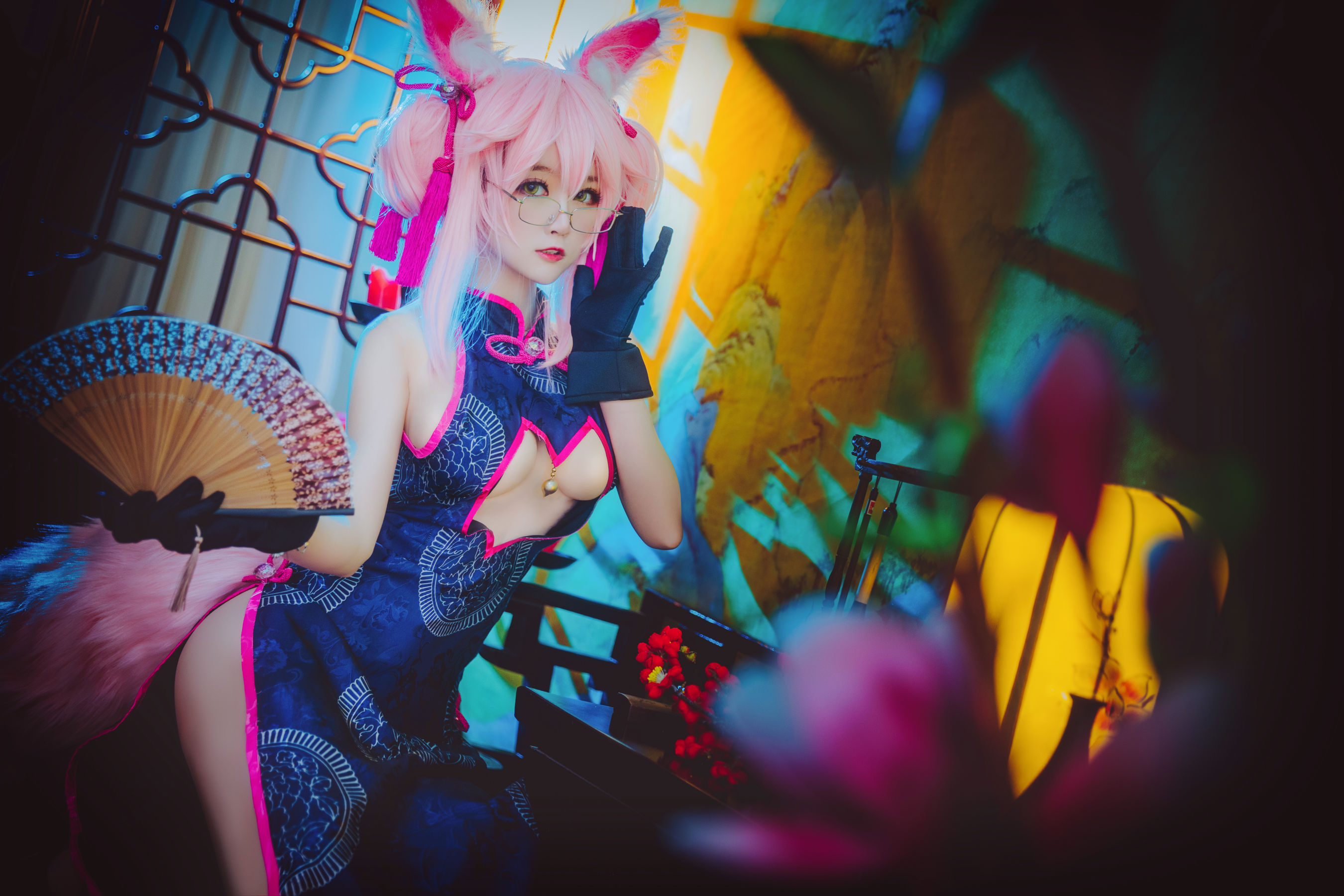 [Cosplay写真] 萌宠博主yui金鱼 - 旗袍 玉藻前