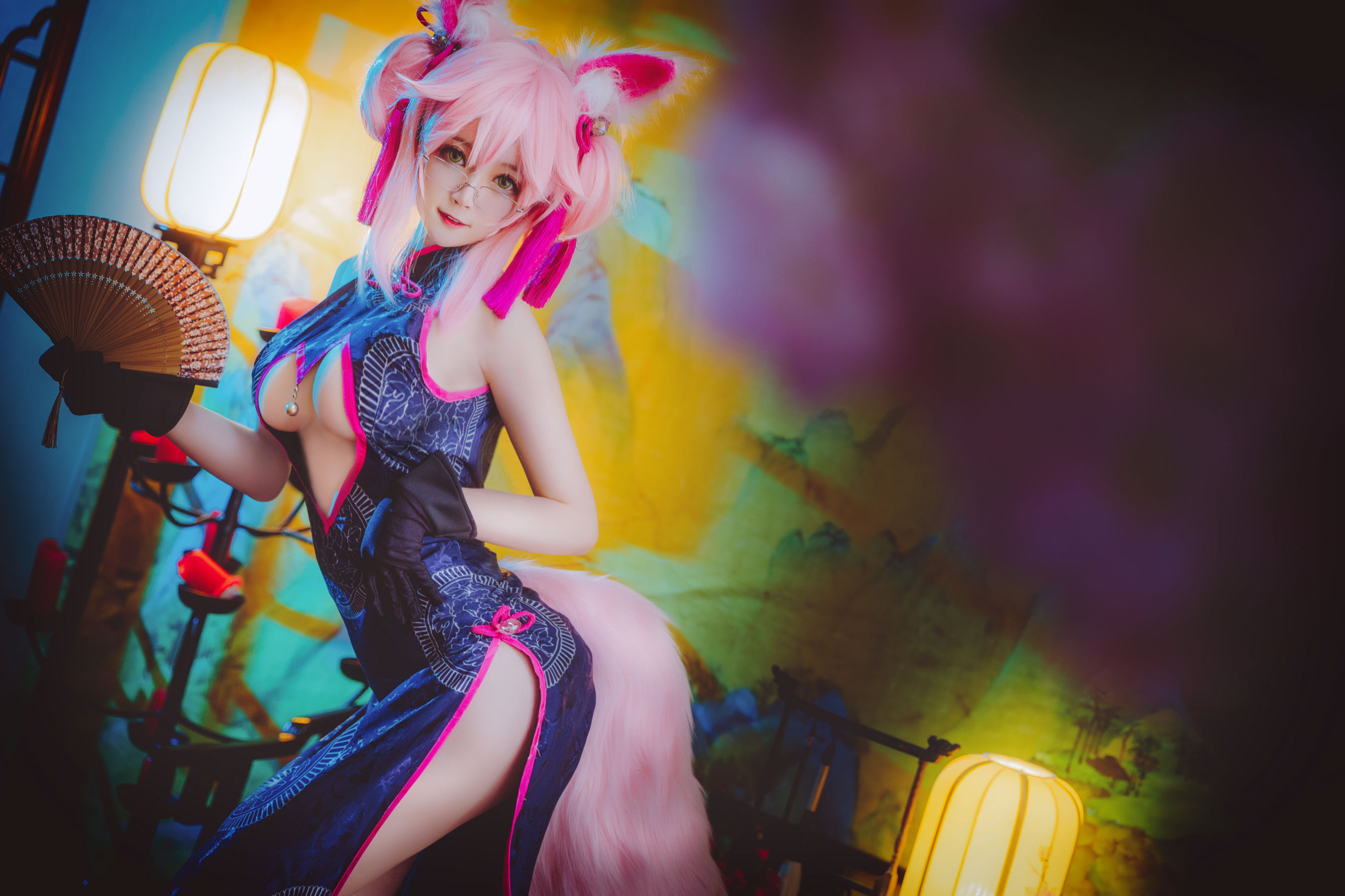 [Cosplay写真] 萌宠博主yui金鱼 - 旗袍 玉藻前