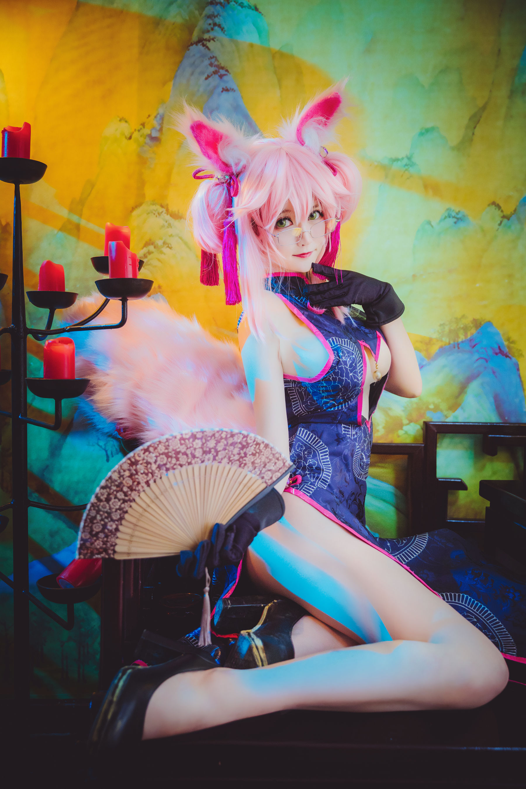 [Cosplay写真] 萌宠博主yui金鱼 - 旗袍 玉藻前