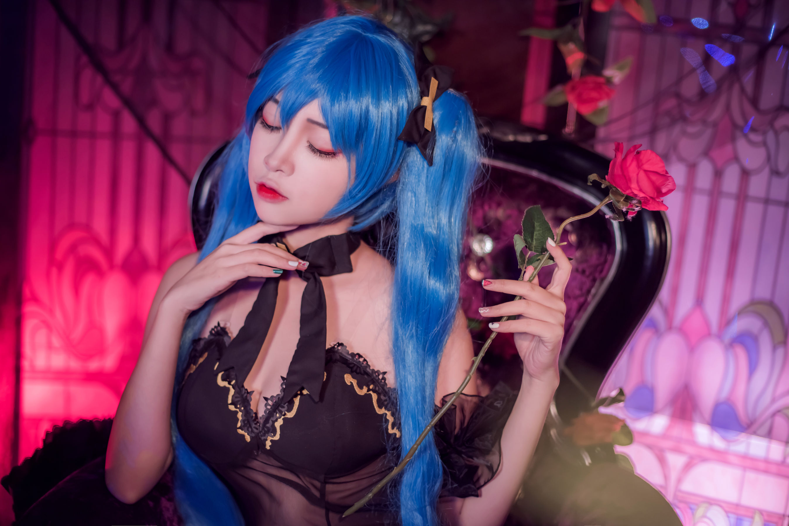 [Cosplay写真] 人气Coser二佐Nisa - 初音