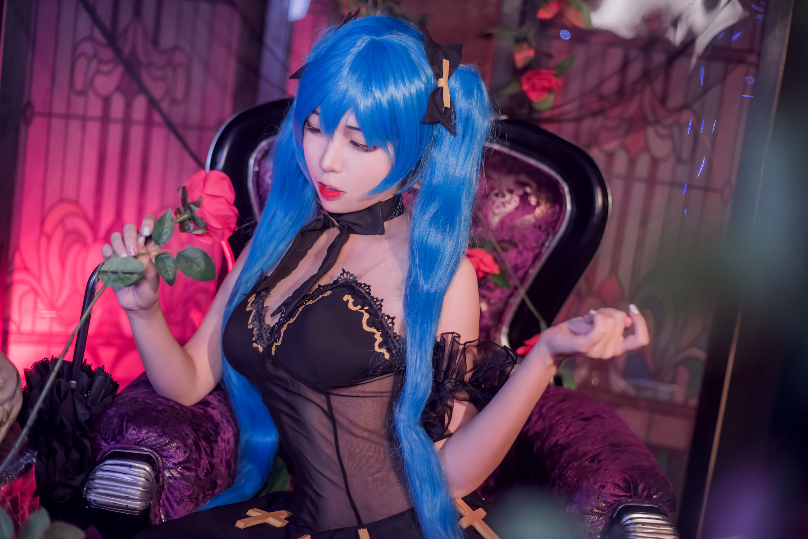 [Cosplay写真] 人气Coser二佐Nisa - 初音