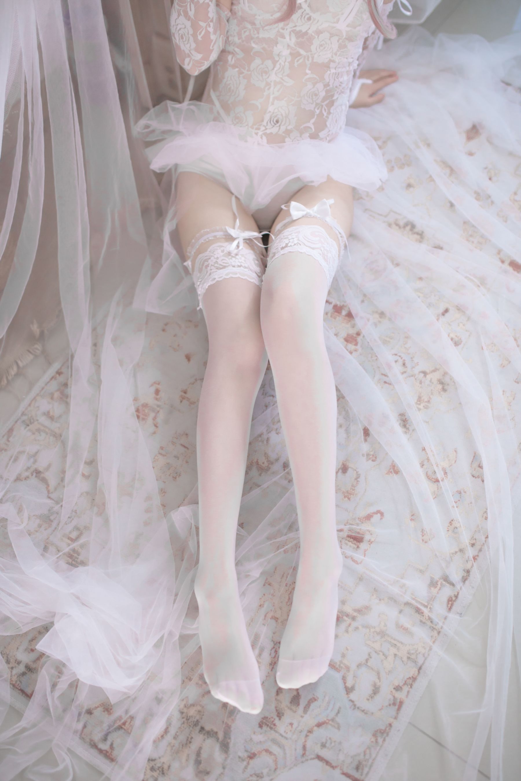 [Cosplay写真] 疯猫ss - 纯白精灵