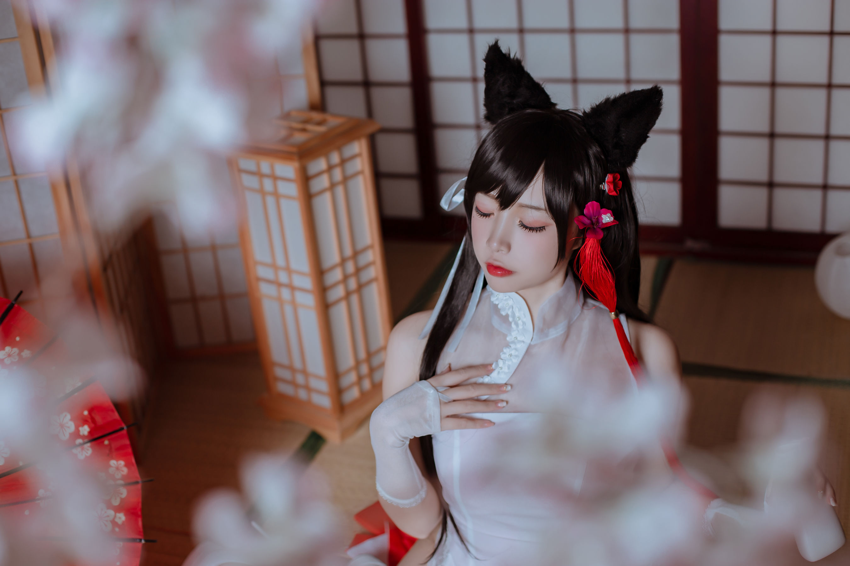[Cosplay写真] 人气Coser二佐Nisa - 犬之眷之碧蓝爱宕 旗袍