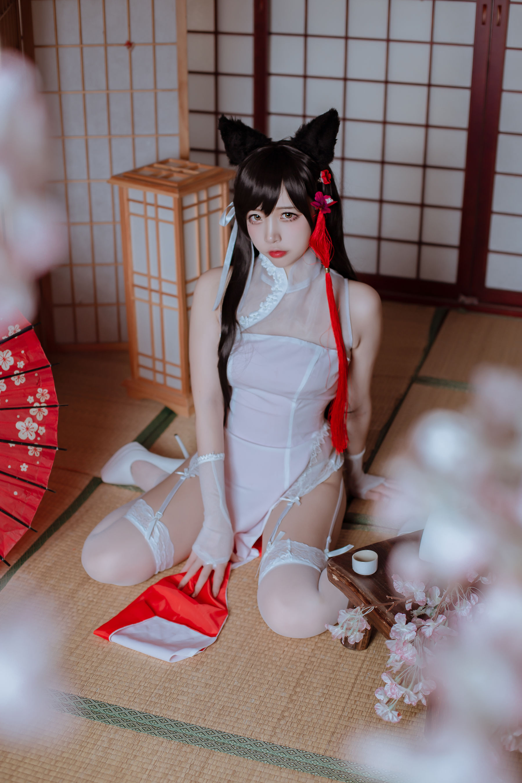 [Cosplay写真] 人气Coser二佐Nisa - 犬之眷之碧蓝爱宕 旗袍